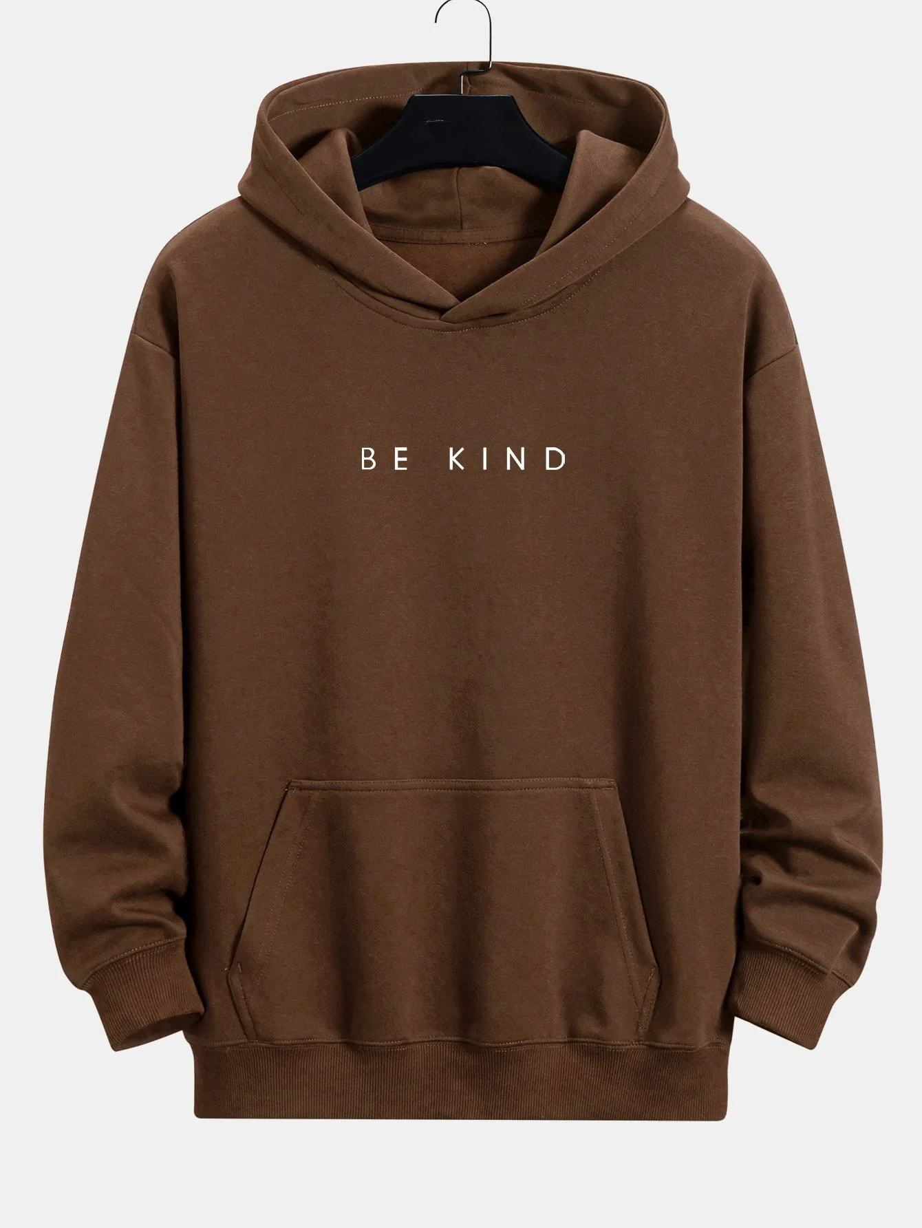 Sei nett Druck Entspanntes Hoodie - Image 8