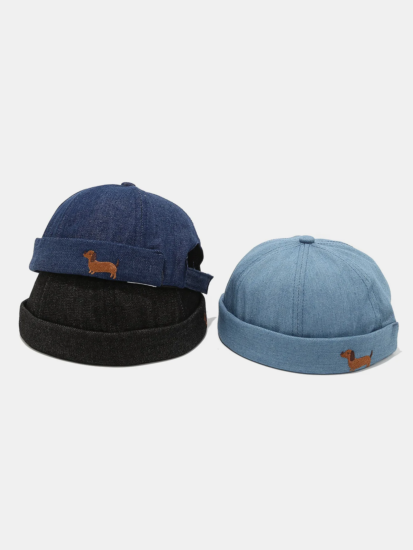 Beanie Hat With Dachshund Embroidery Pattern - Image 6