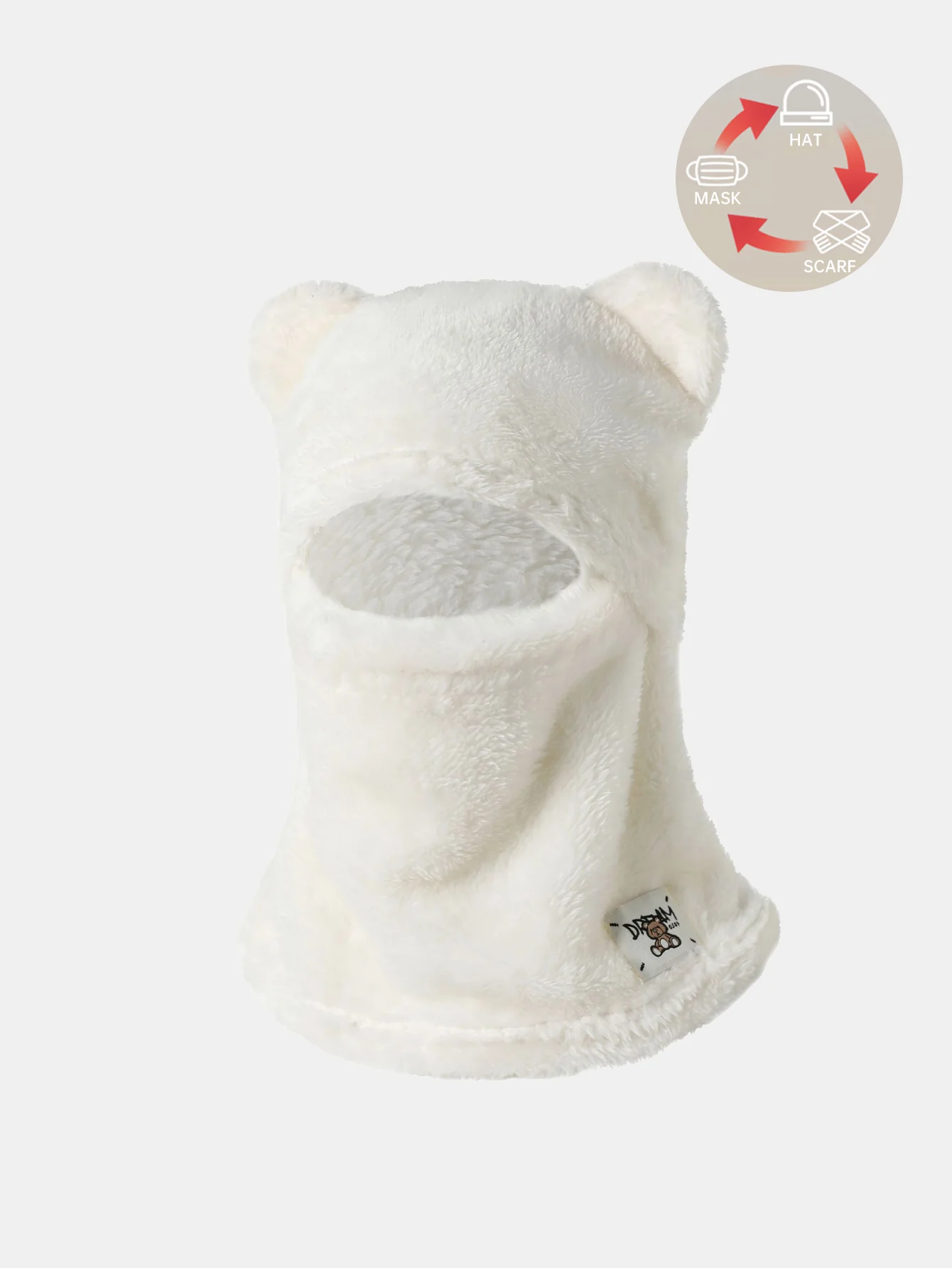 Bear Ear Hat Warm Balaclava Hat - Image 2