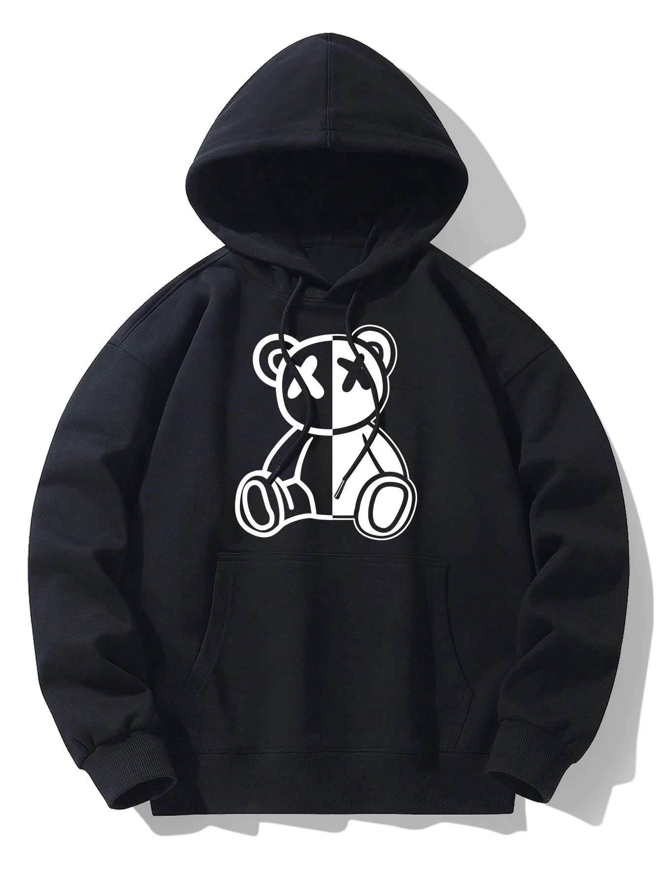 Bärenprint Drop-Shoulder Relaxed Hoodie - Image 3
