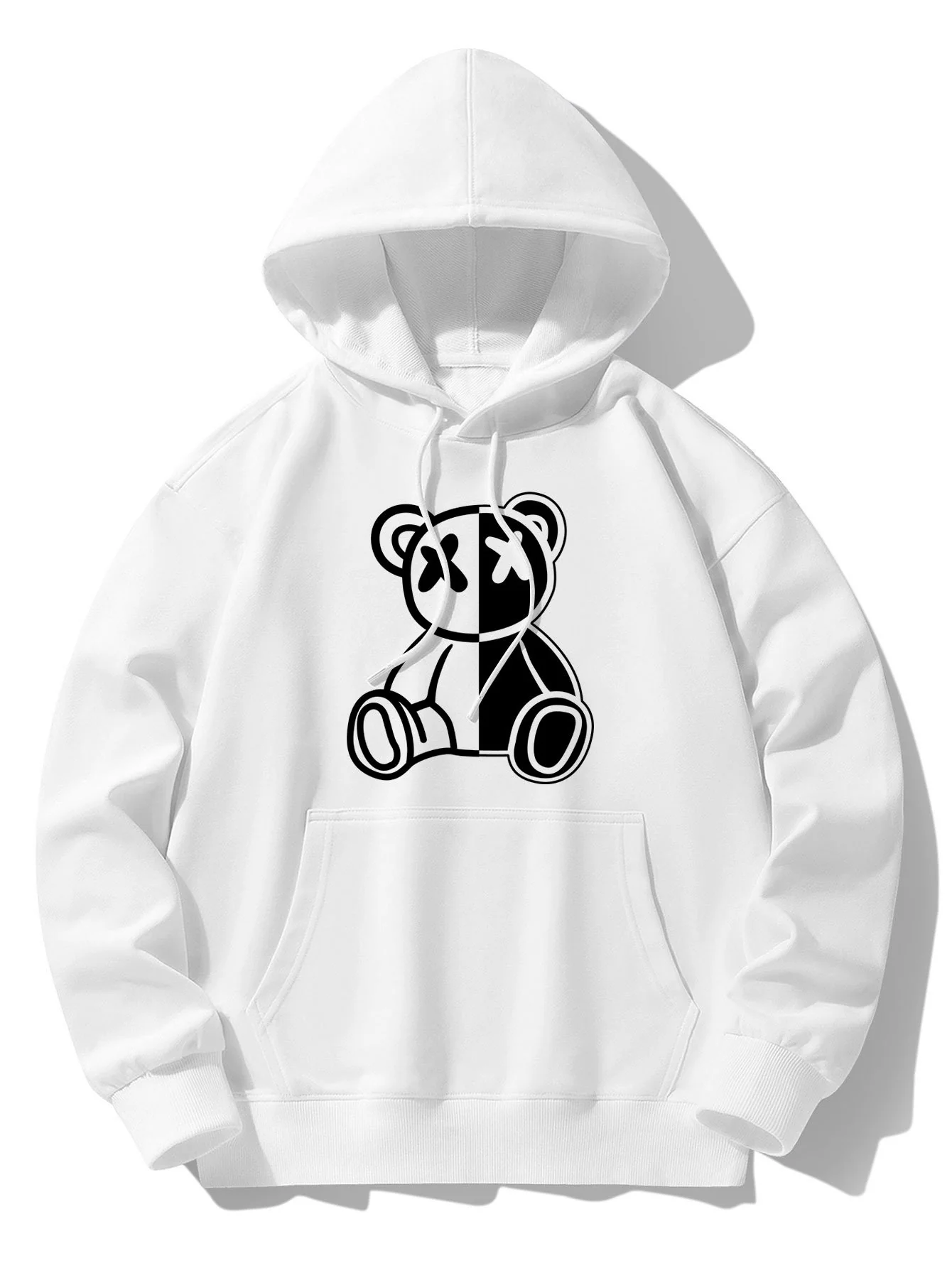 Bärenprint Drop-Shoulder Relaxed Hoodie - Image 4