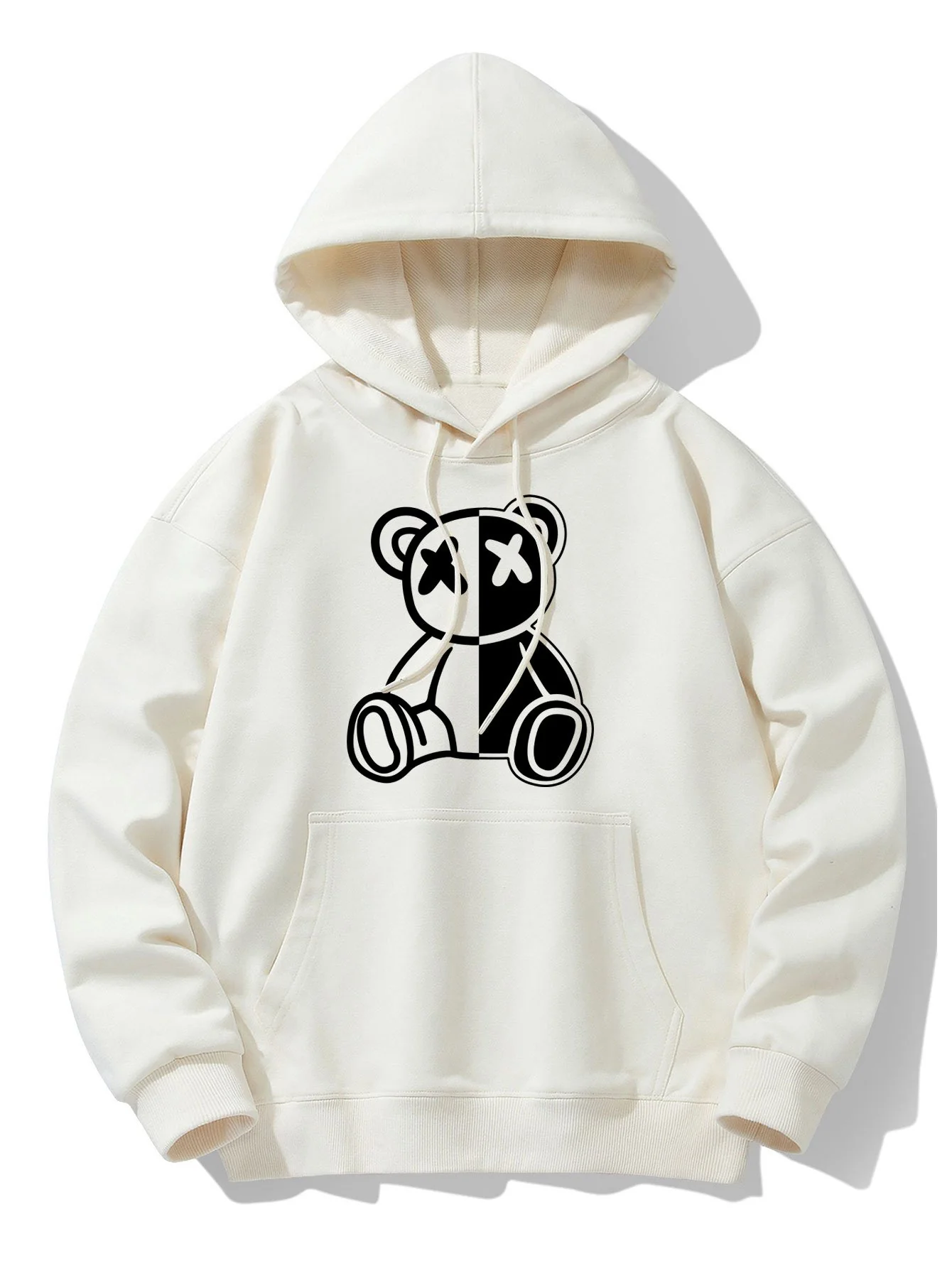 Bärenprint Drop-Shoulder Relaxed Hoodie - Image 9