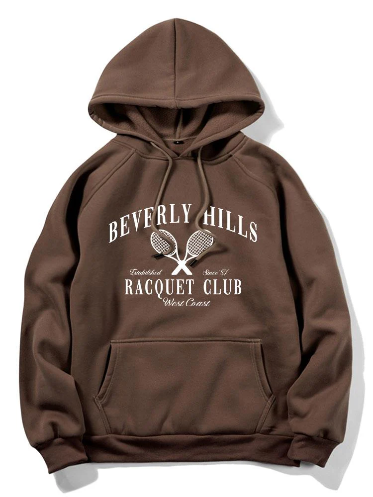 Billiver Hills Tennis Druck Hoodie - Image 3