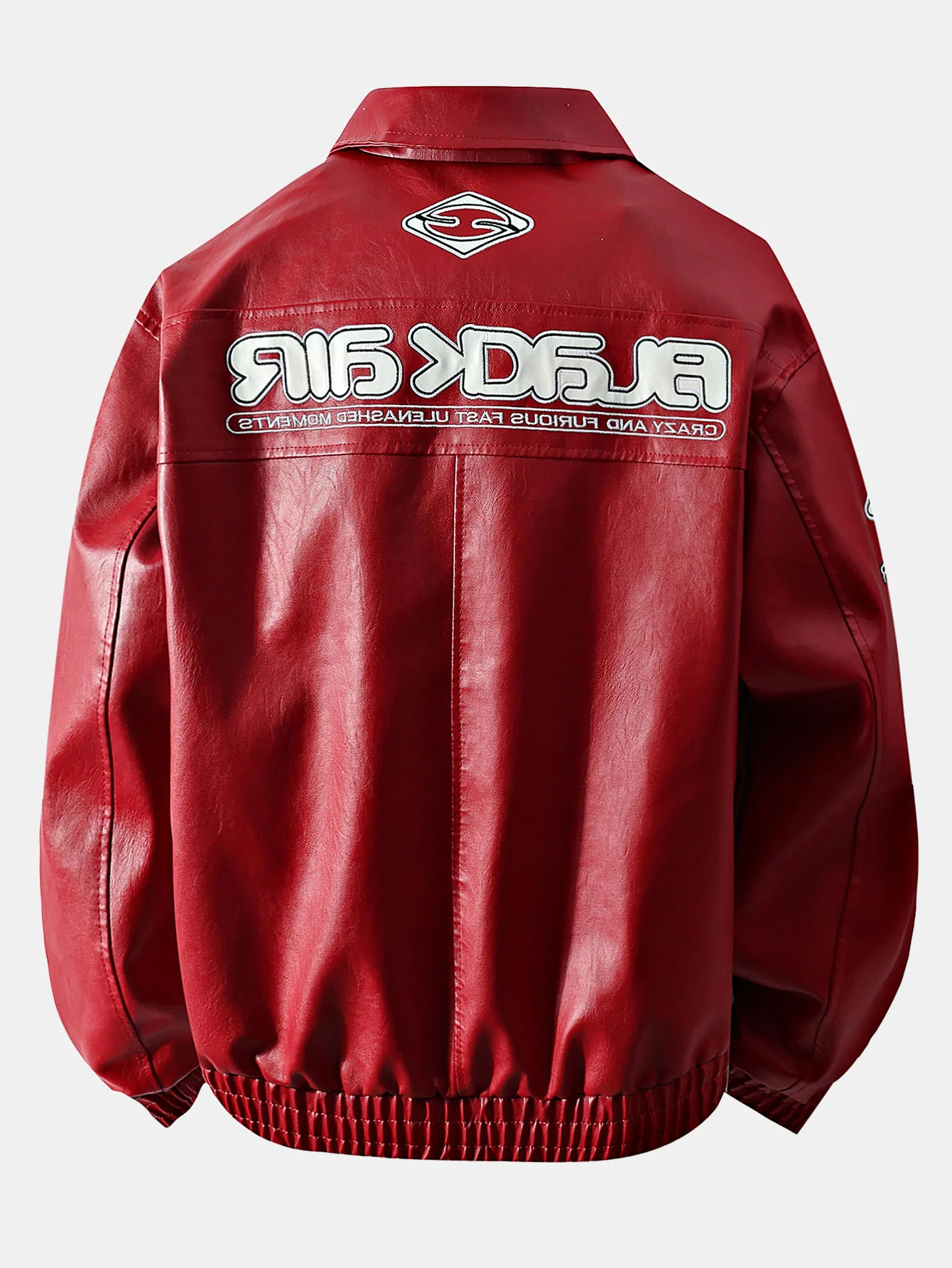 Schwarze Air Leder Rennjacke - Image 2