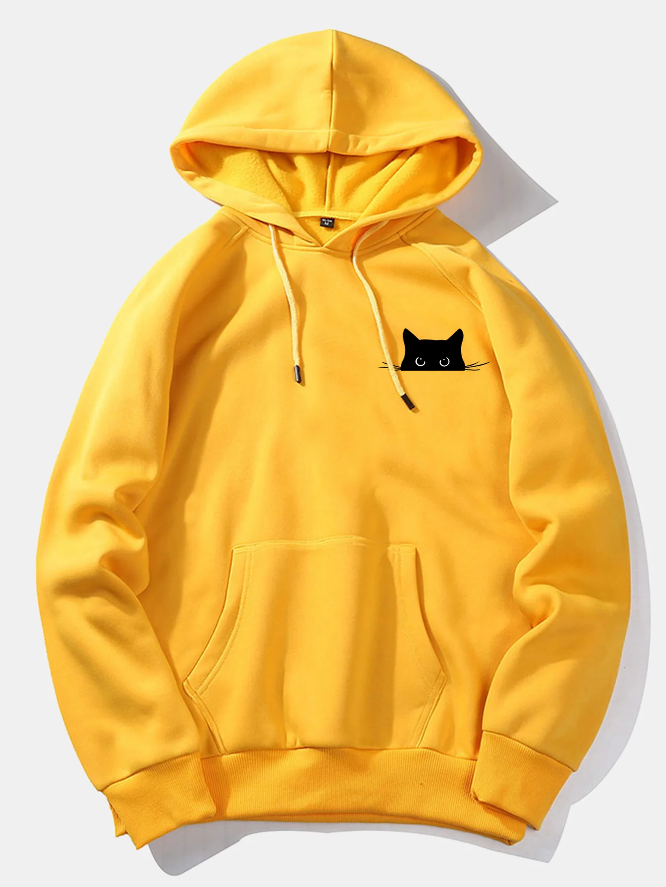 Schwarze Katzen Druck Hoodie - Image 10