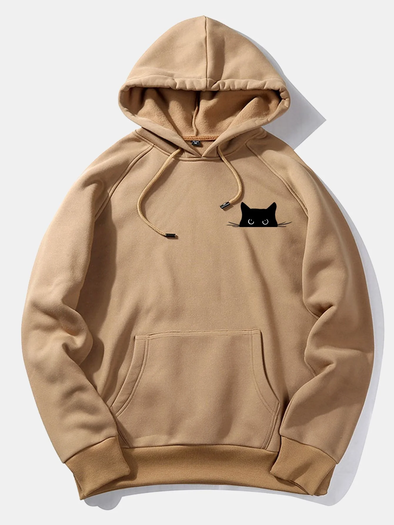 Schwarze Katzen Druck Hoodie - Image 2