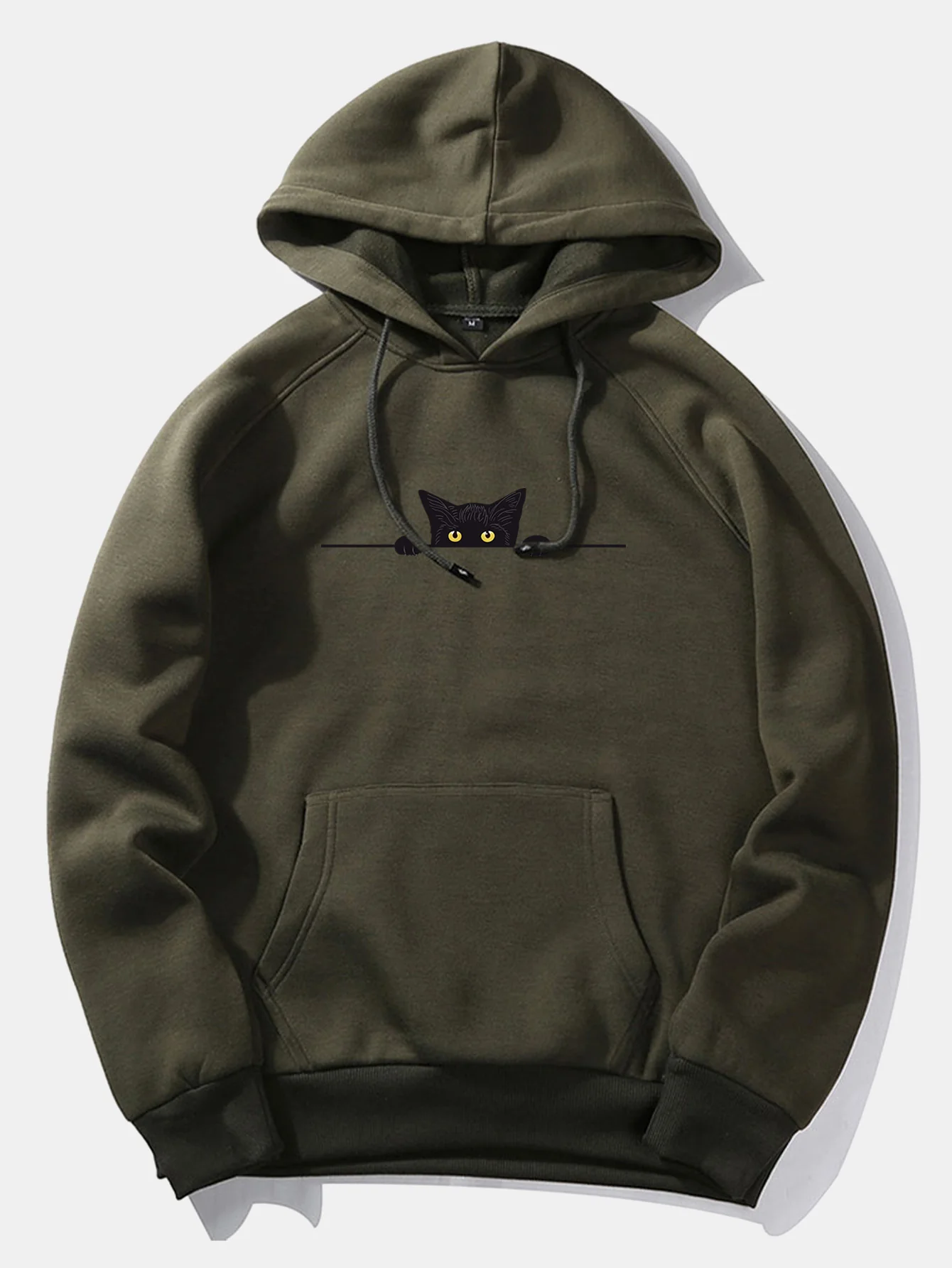 Schwarze Katzen Druck Hoodie - Image 11