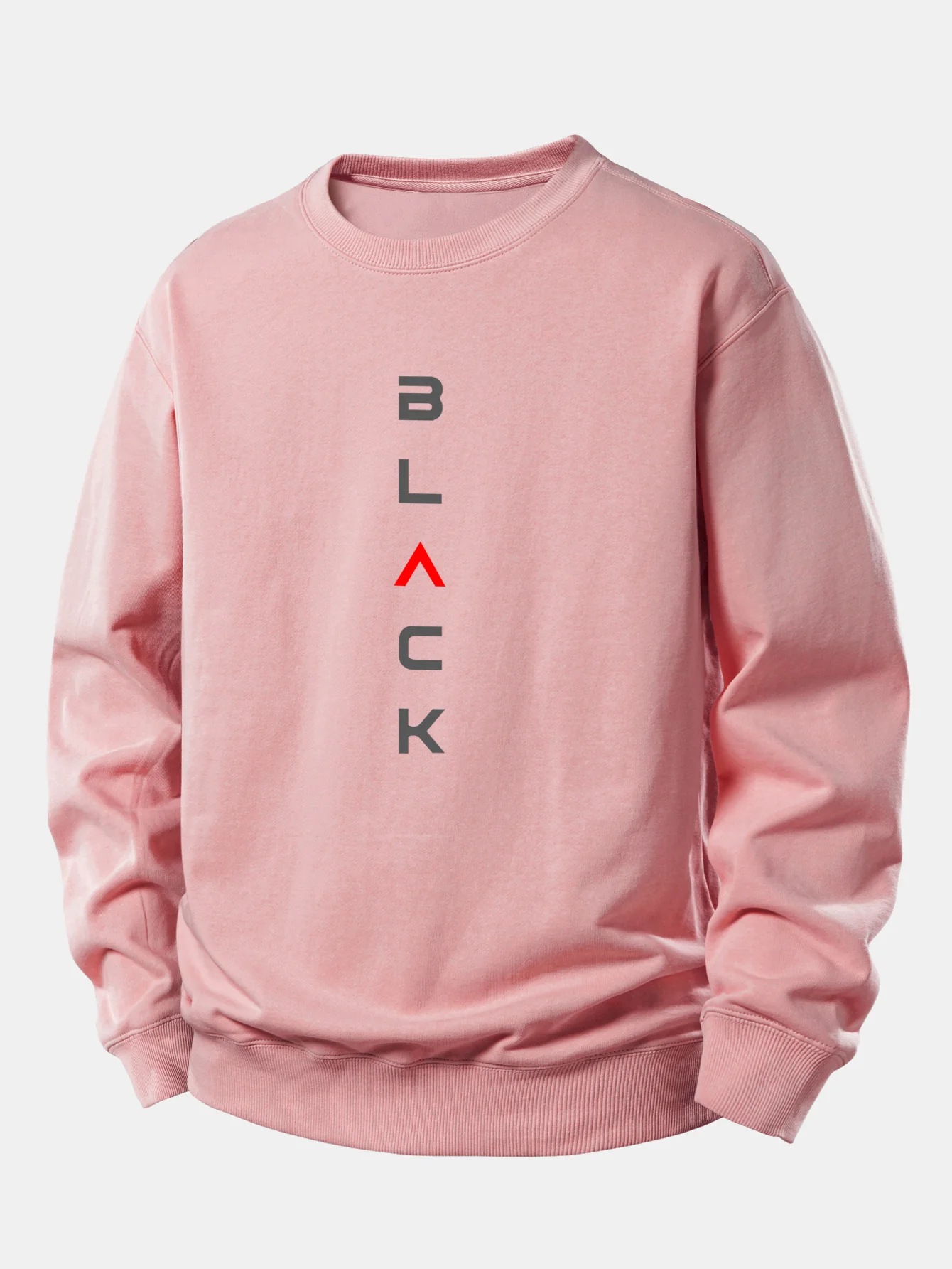 Schwarzes Print Relax Fit Sweatshirt - Image 3