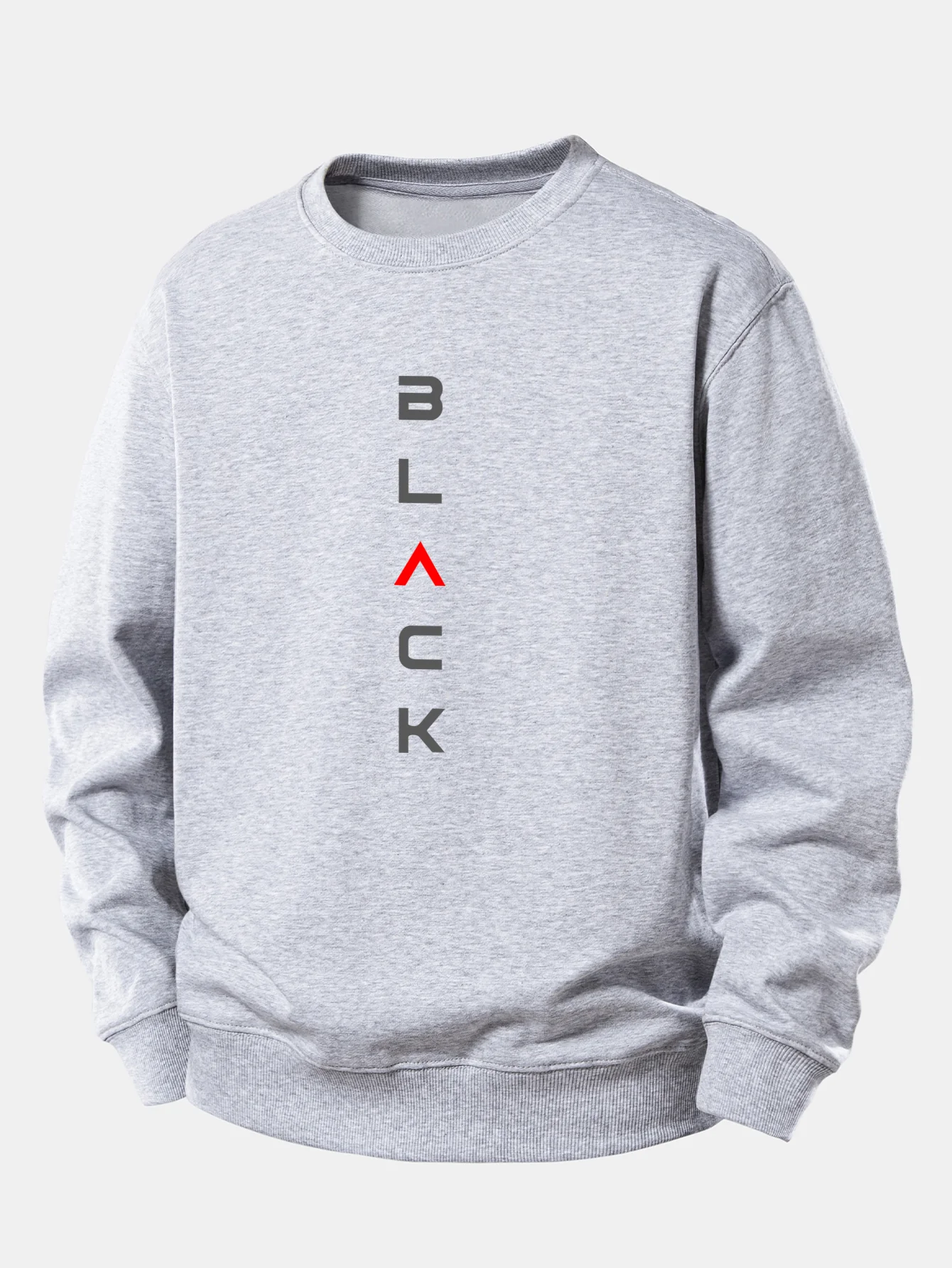Schwarzes Print Relax Fit Sweatshirt - Image 5