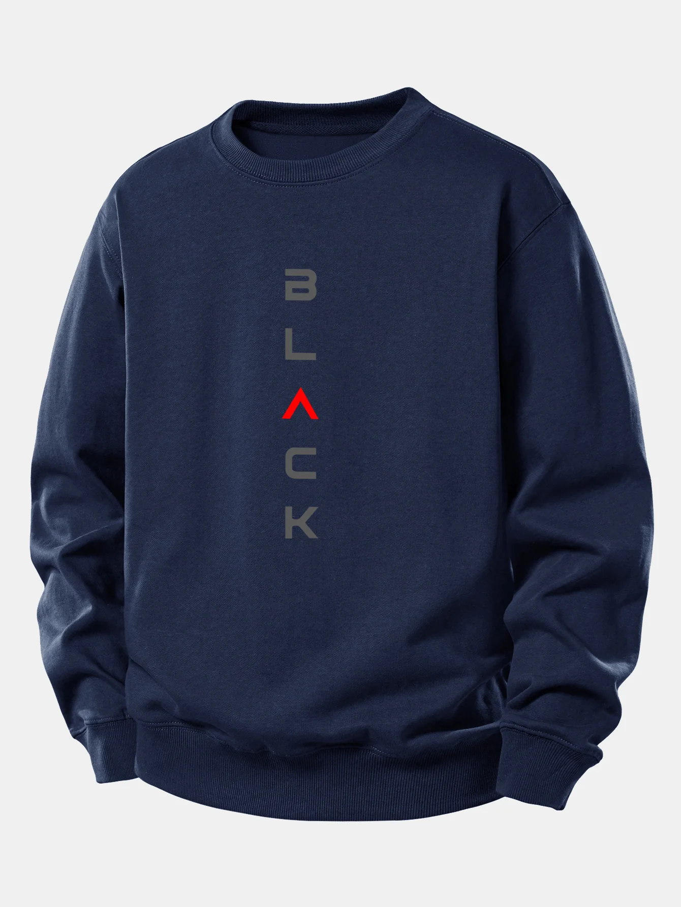 Schwarzes Print Relax Fit Sweatshirt - Image 6