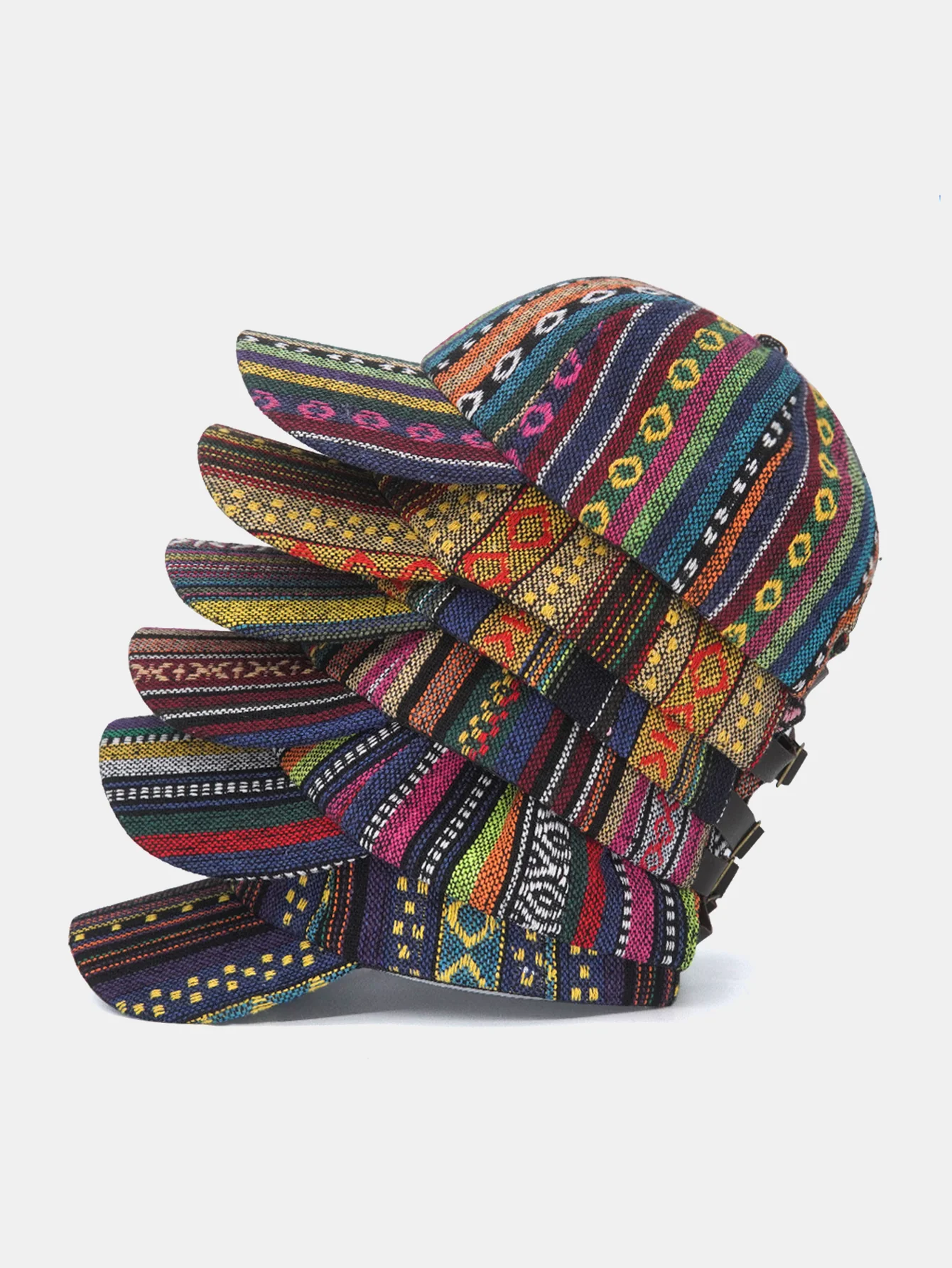 Bohemian Geometry Jacquard Muster Baseballmütze - Image 10