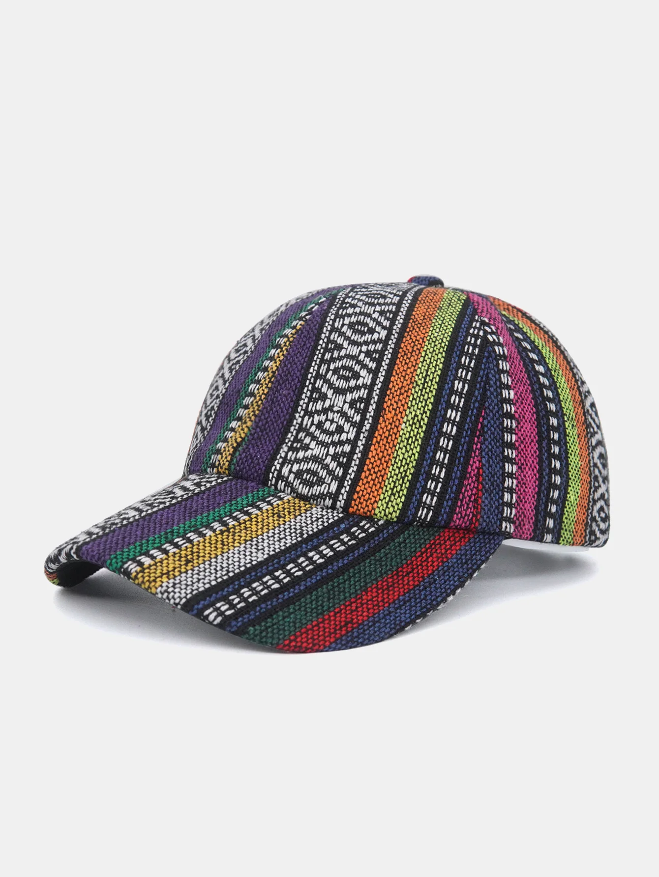 Bohemian Geometry Jacquard Muster Baseballmütze - Image 2