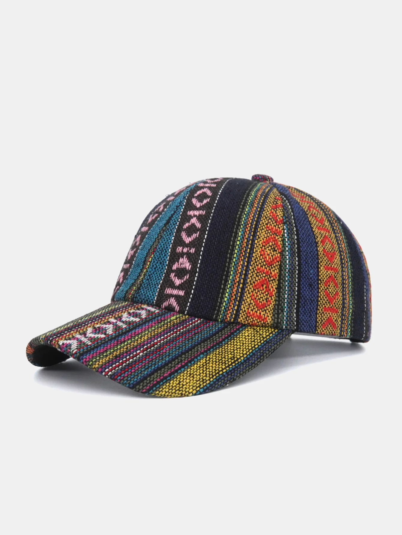 Bohemian Geometry Jacquard Muster Baseballmütze - Image 3