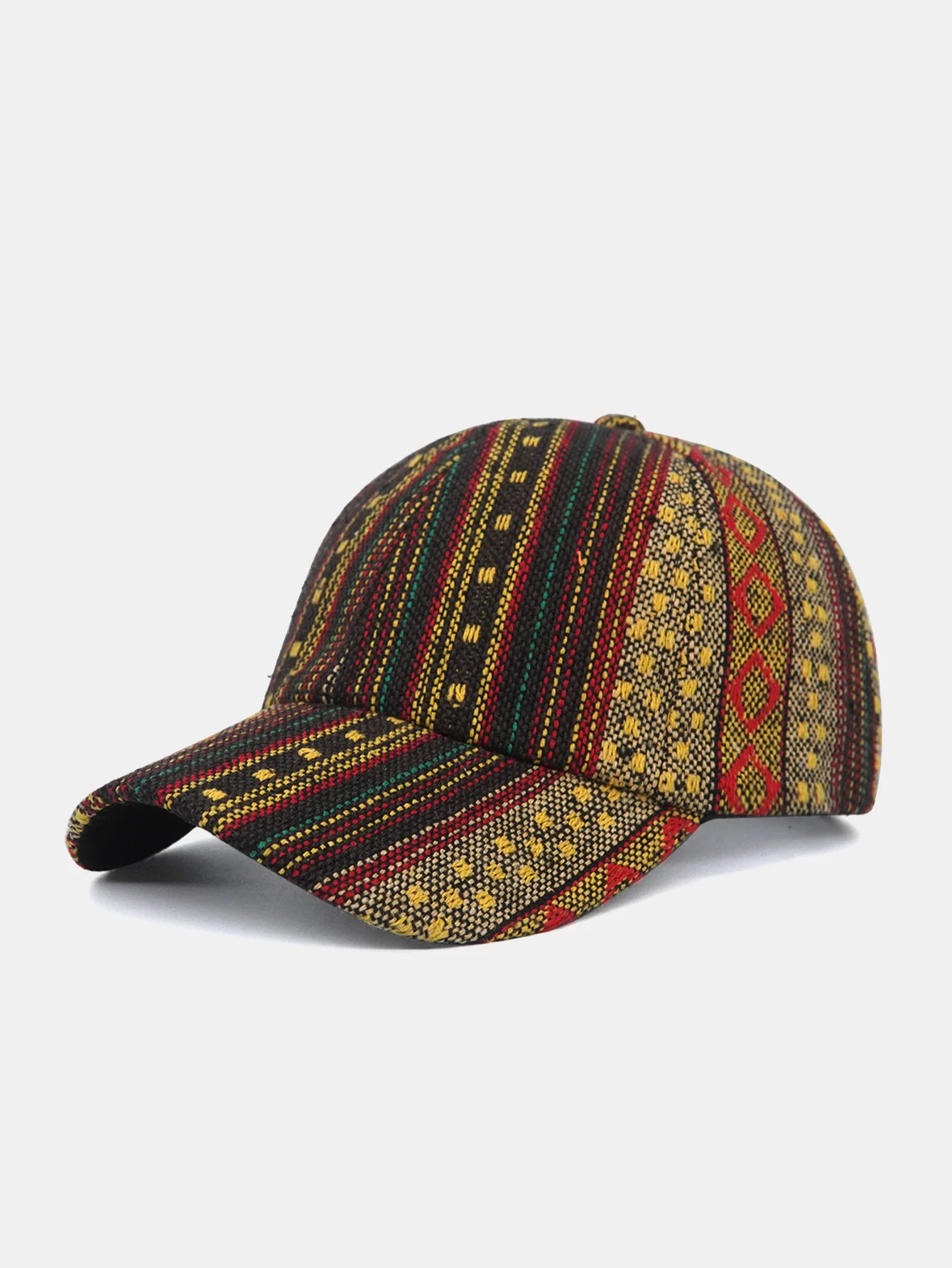 Bohemian Geometry Jacquard Muster Baseballmütze - Image 4