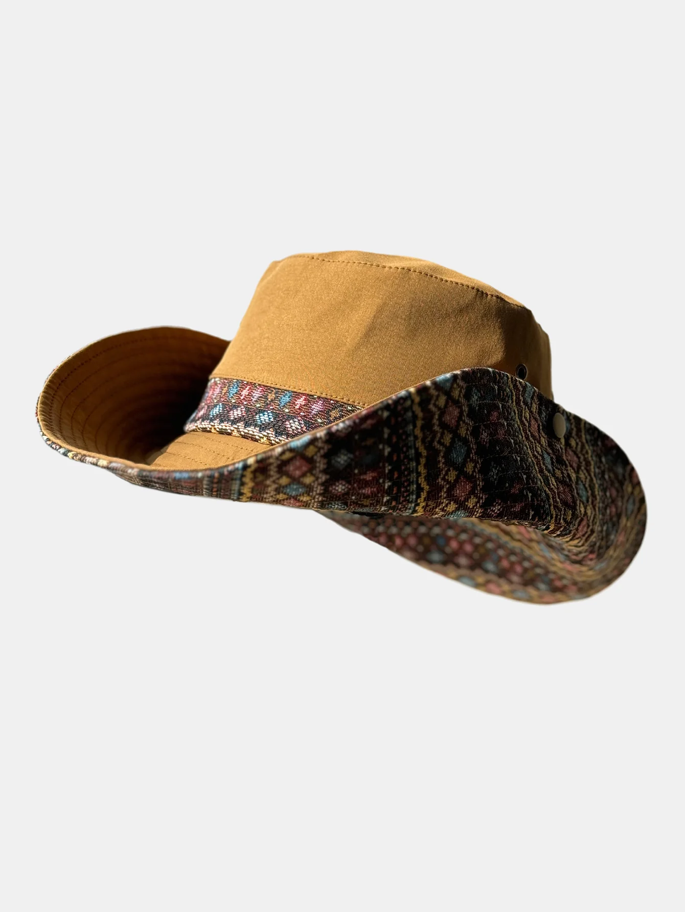 Bohemian-Style Embroidered Sun Hat - Ideal For Music Festivals And Outdoor Wear - Image 2