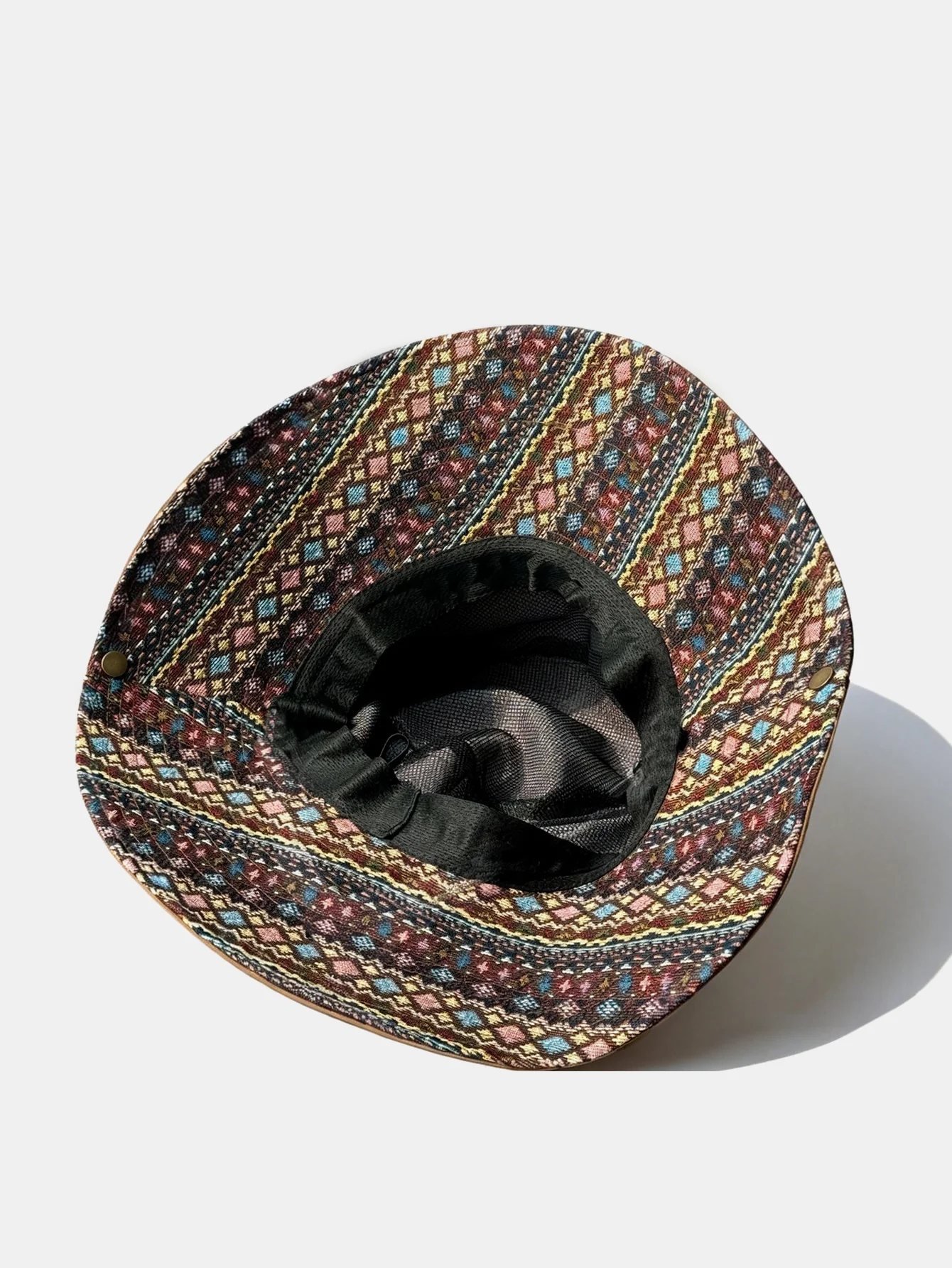 Bohemian-Style Embroidered Sun Hat - Ideal For Music Festivals And Outdoor Wear - Image 8