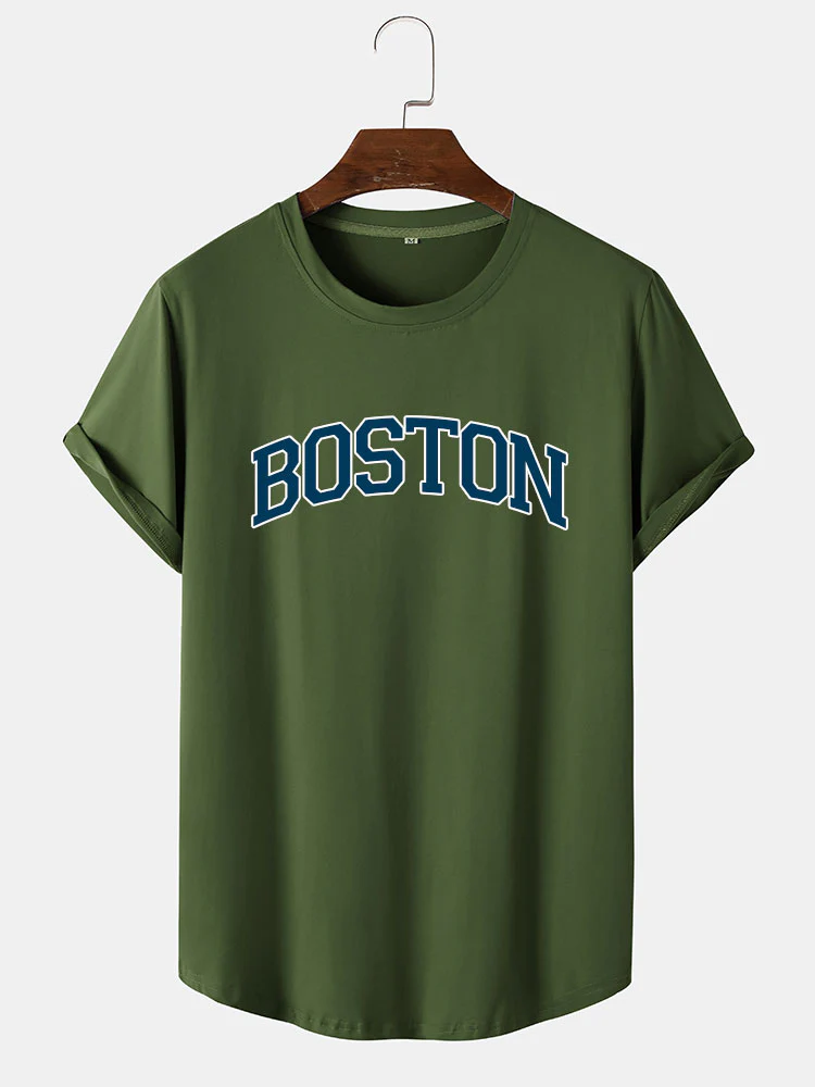 Boston Blue Print T-Shirt