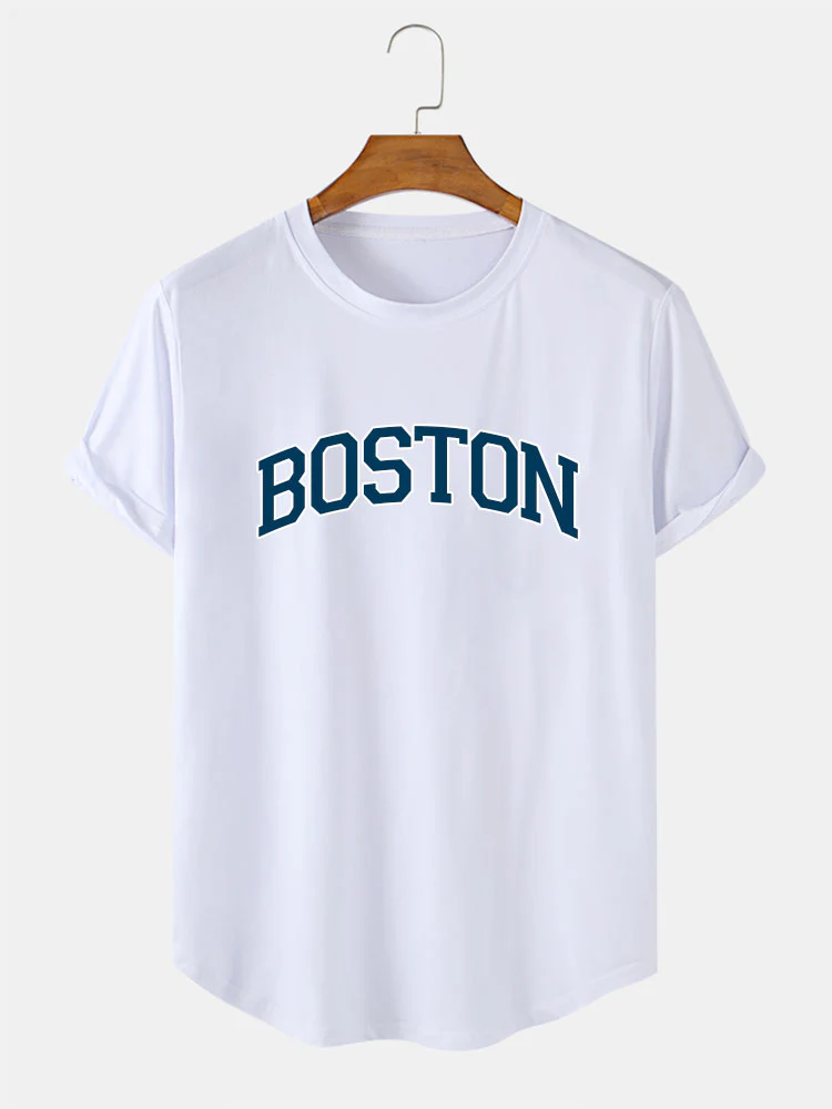 Boston Blue Print T-Shirt - Image 2