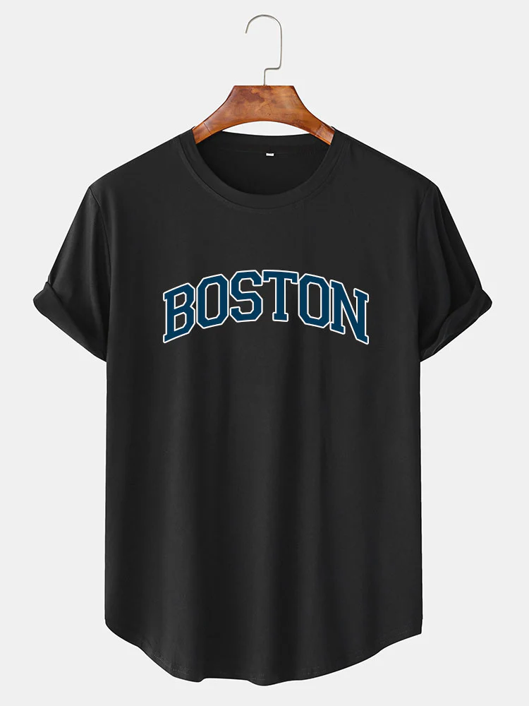 Boston Blue Print T-Shirt - Image 3