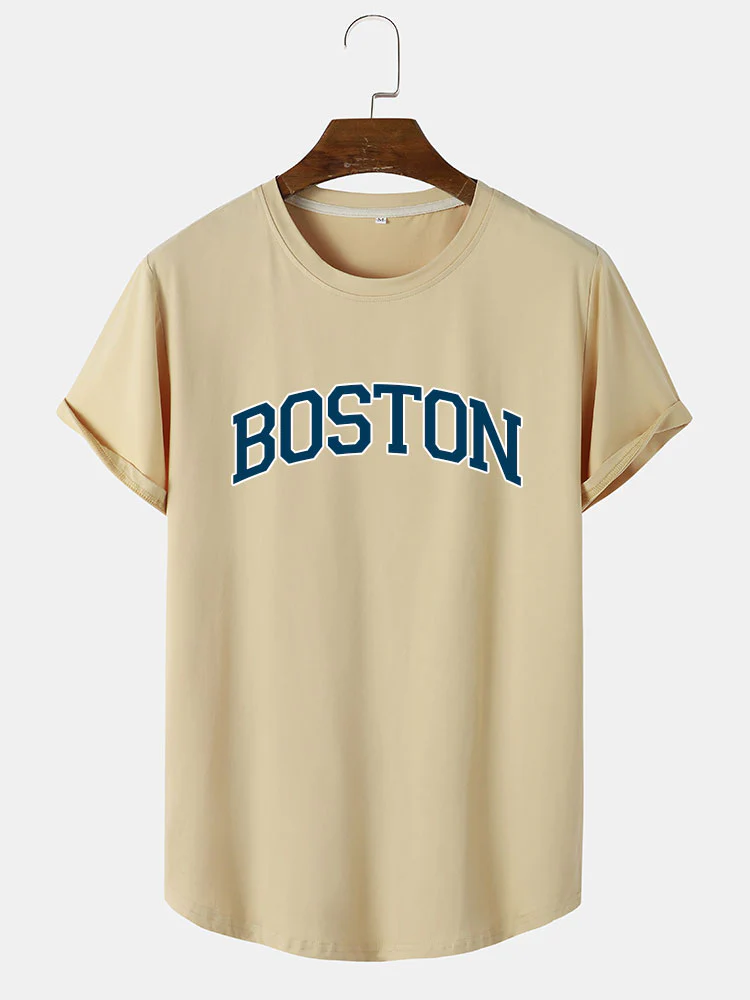Boston Blue Print T-Shirt - Image 4