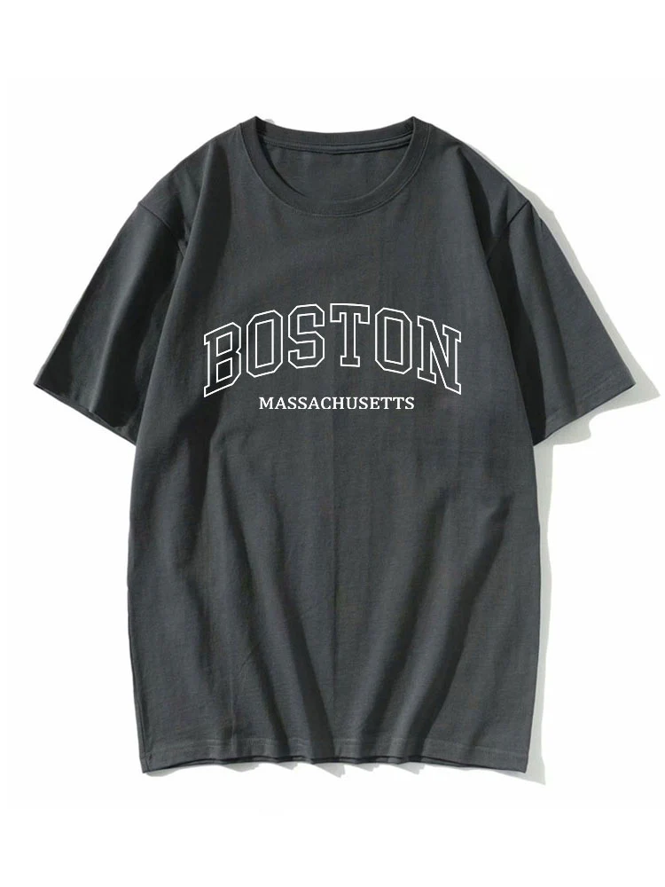 Boston Druck T-Shirt - Image 5