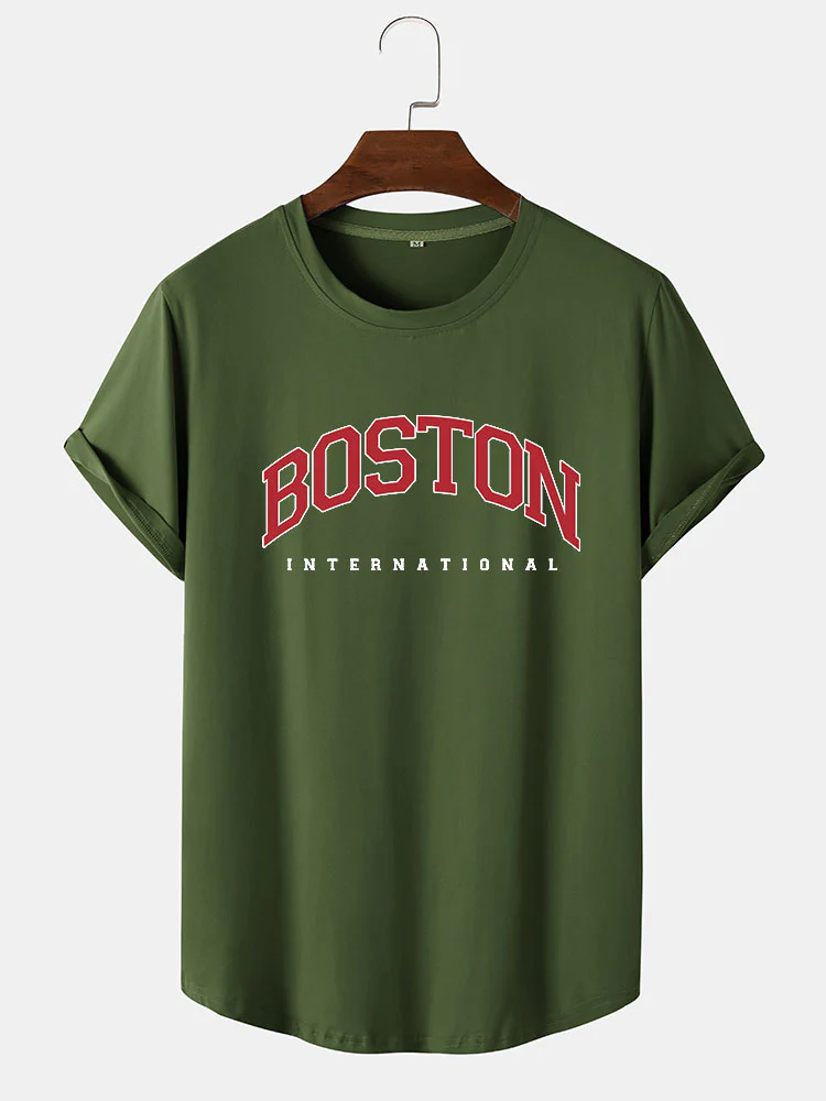 Boston Druck T-Shirt - Image 3