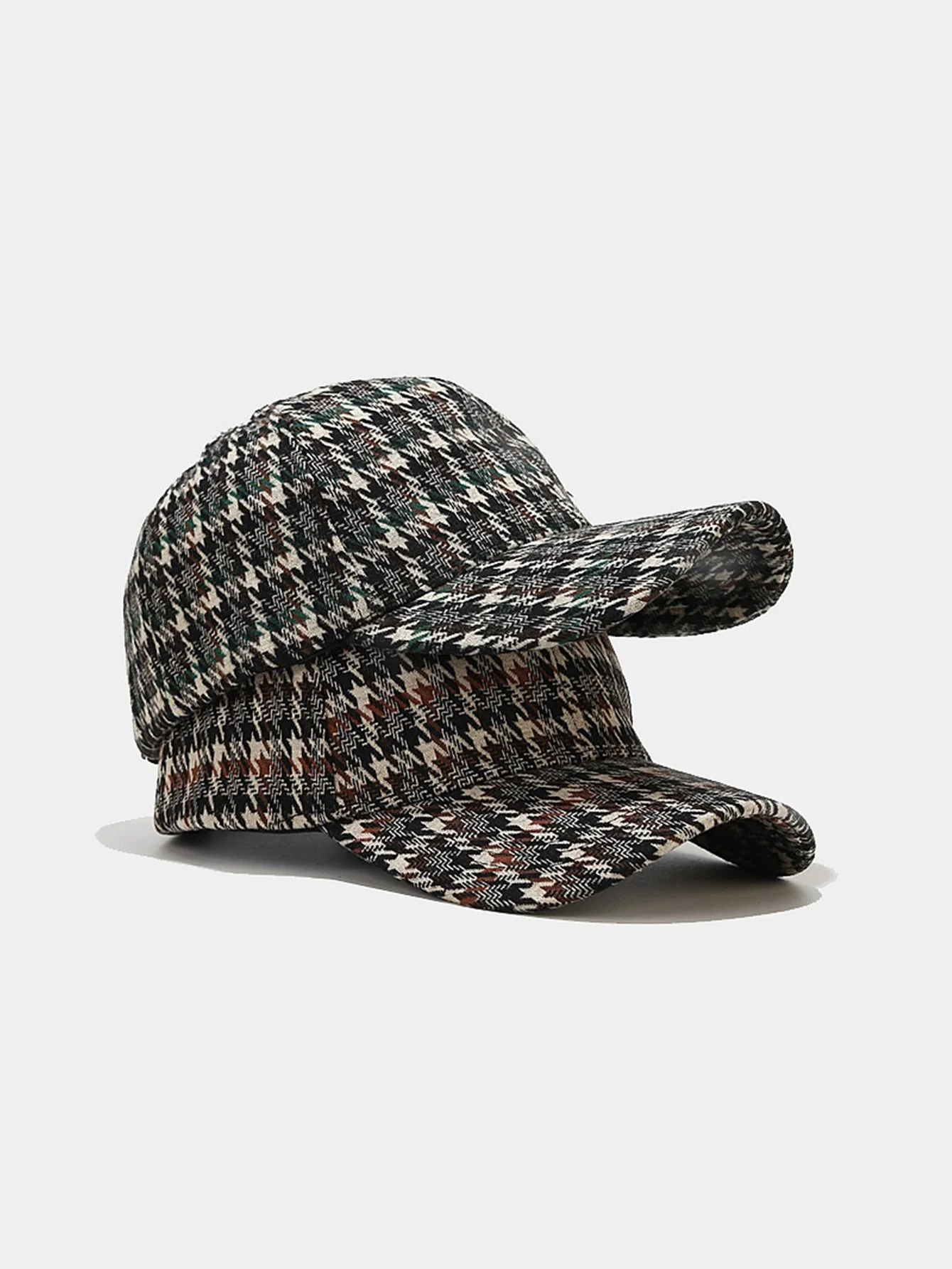Britischer Stil Vintage Hahnentritt Baseballmütze - Image 4