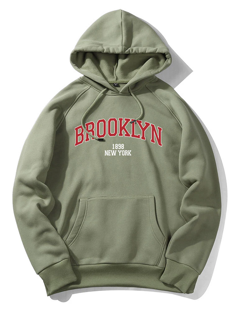 Brooklyn Letter Graphic Hoodies - Image 11