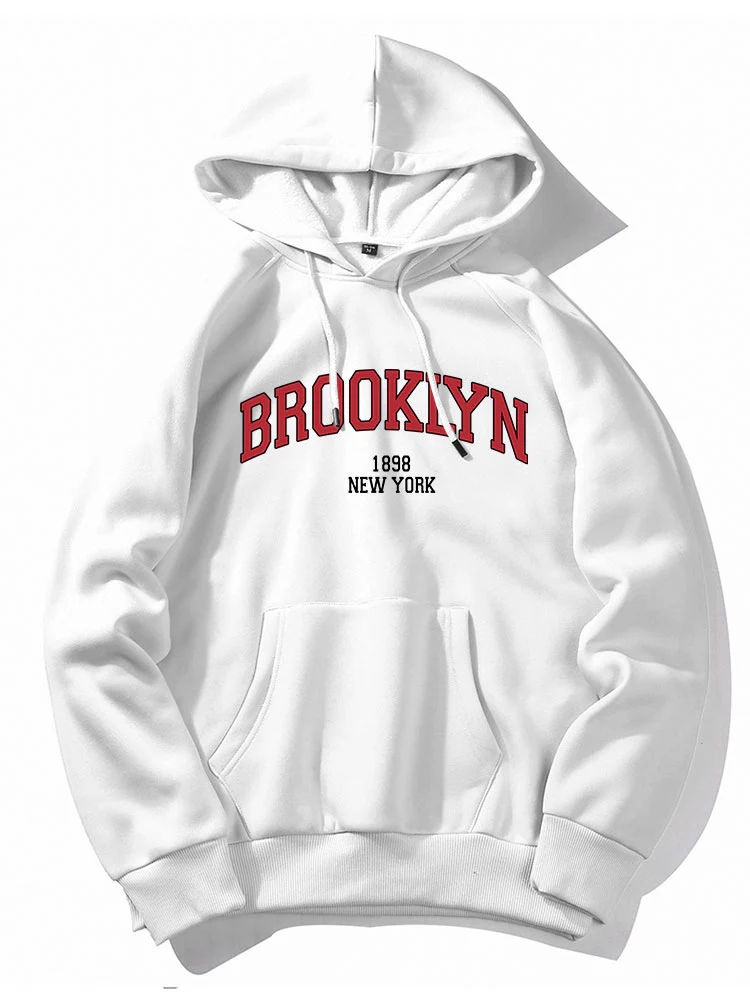 Brooklyn Letter Graphic Hoodies - Image 3