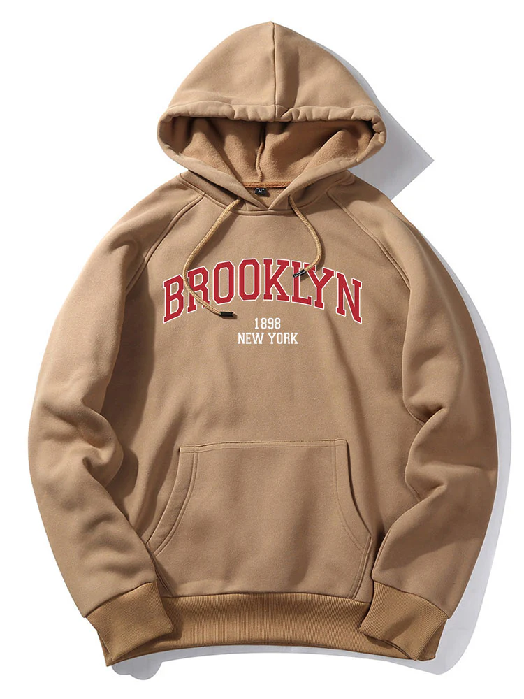 Brooklyn Letter Graphic Hoodies - Image 6