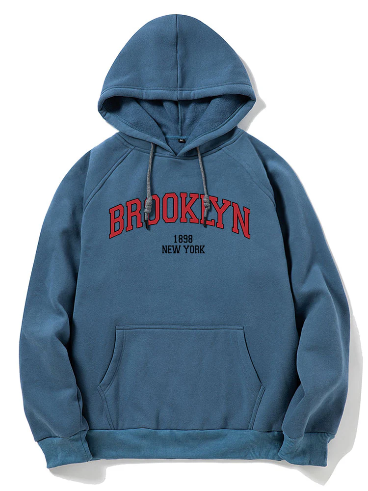 Brooklyn Letter Graphic Hoodies - Image 7
