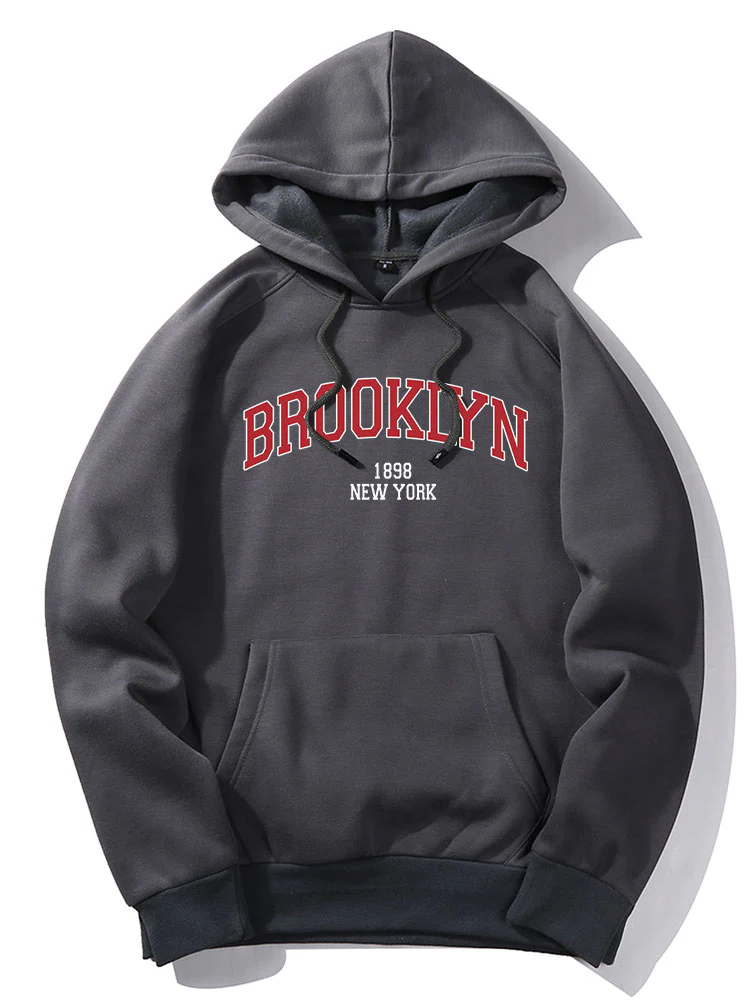 Brooklyn Letter Graphic Hoodies - Image 8