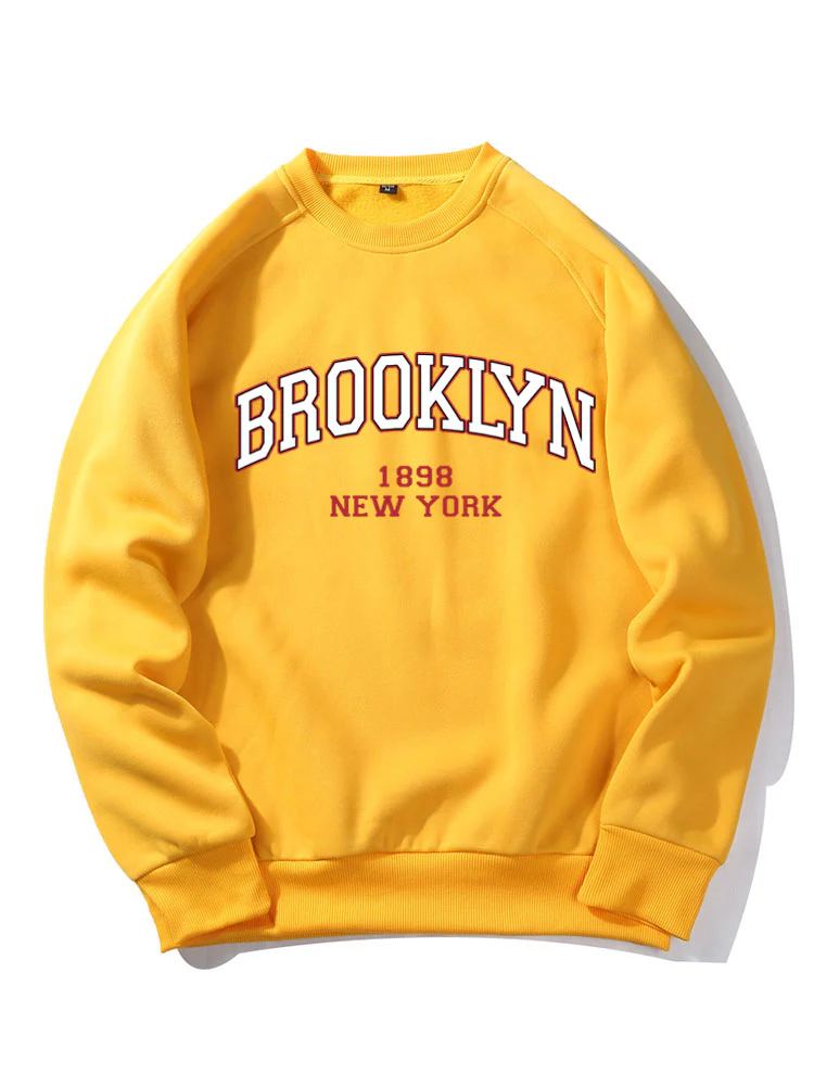 Brooklyn Brief Druck Raglan Ärmel Sweatshirt - Image 2