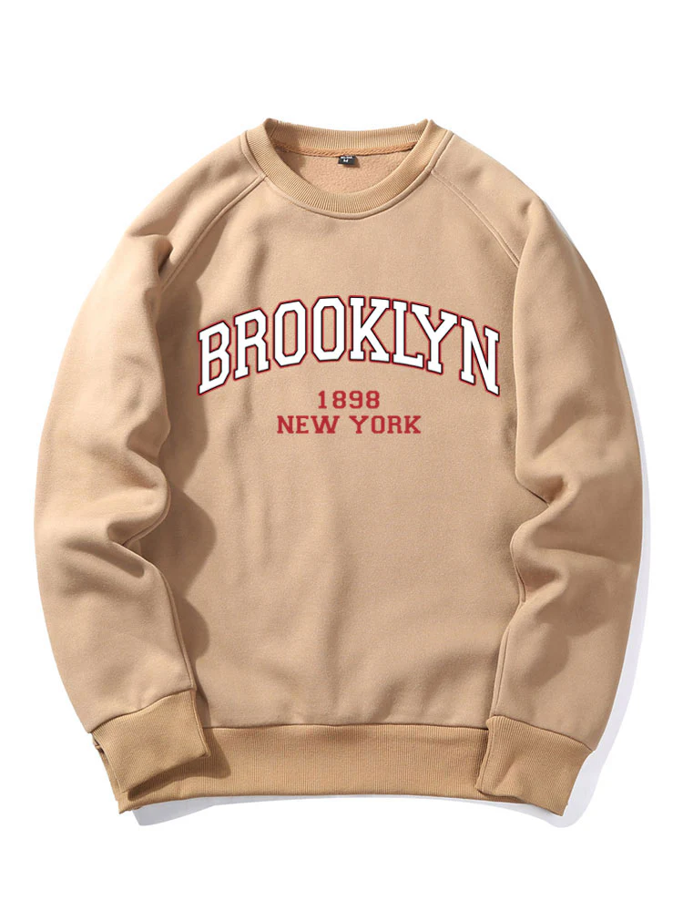 Brooklyn Brief Druck Raglan Ärmel Sweatshirt - Image 5