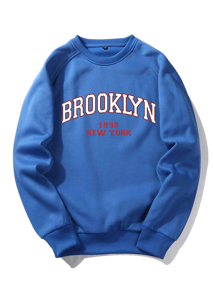 Brooklyn Brief Druck Raglan Ärmel Sweatshirt - Image 6