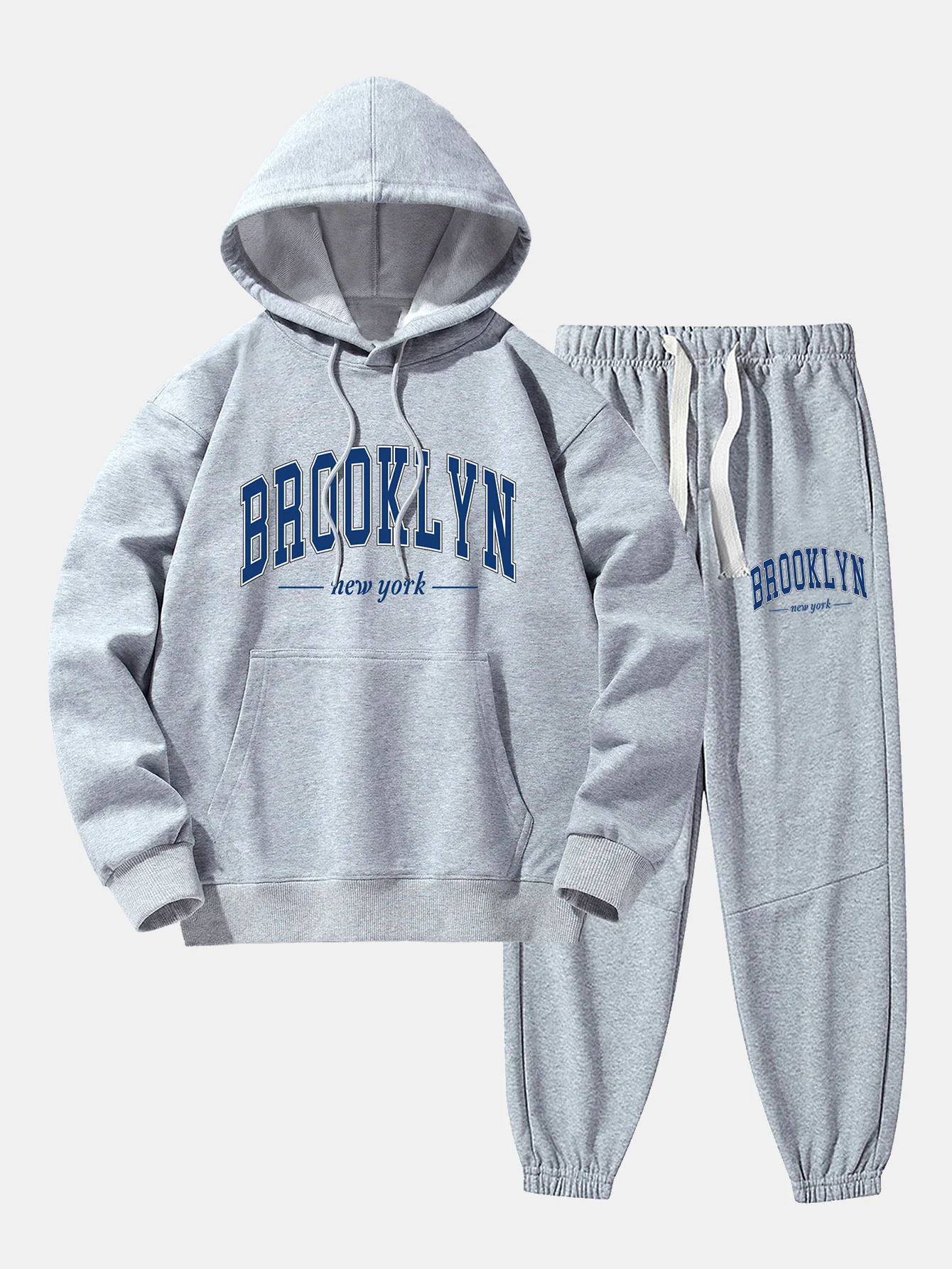 Brooklyn Print Baumwollmischung Hoodie & Jogginghose - Image 4