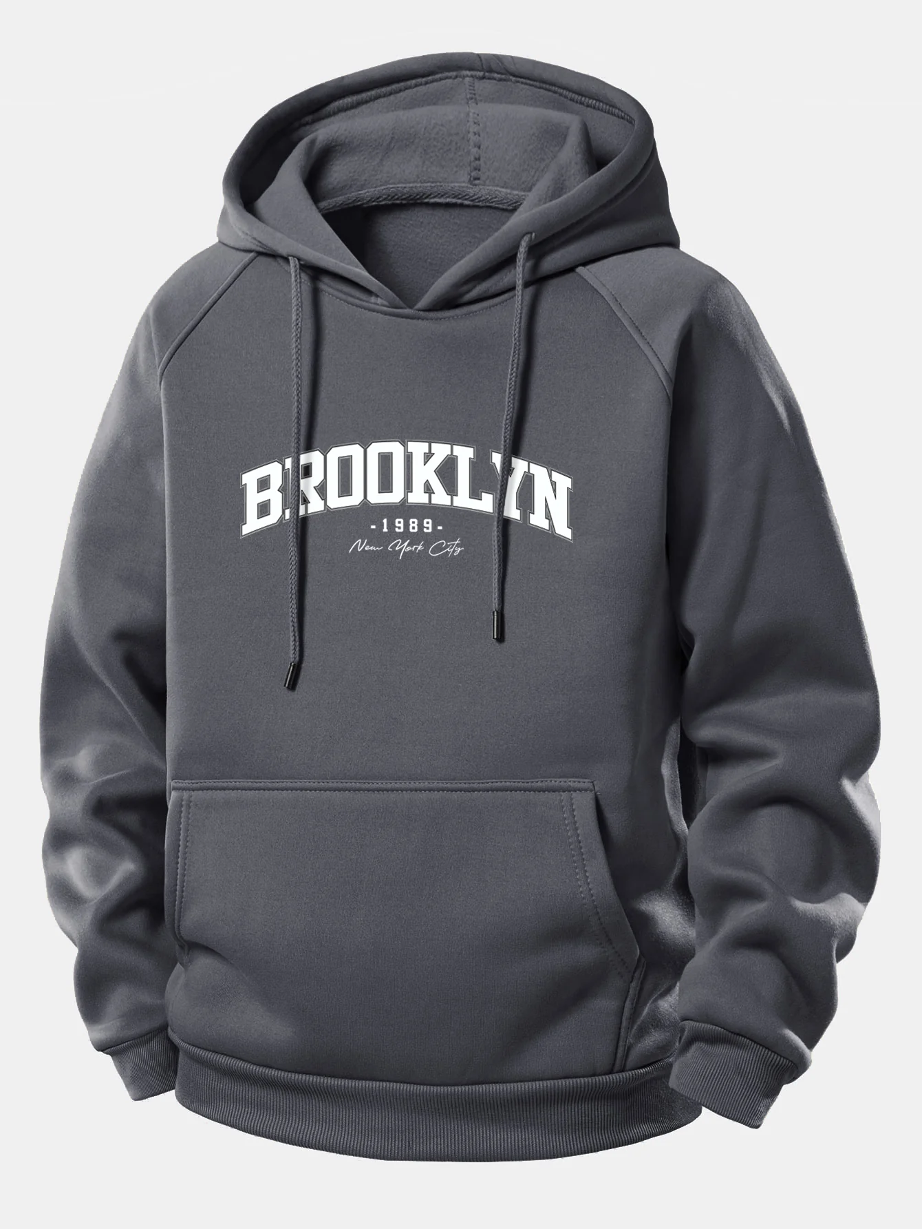 Brooklyn Print Kapuzenpullover mit Kordelzug - Image 11