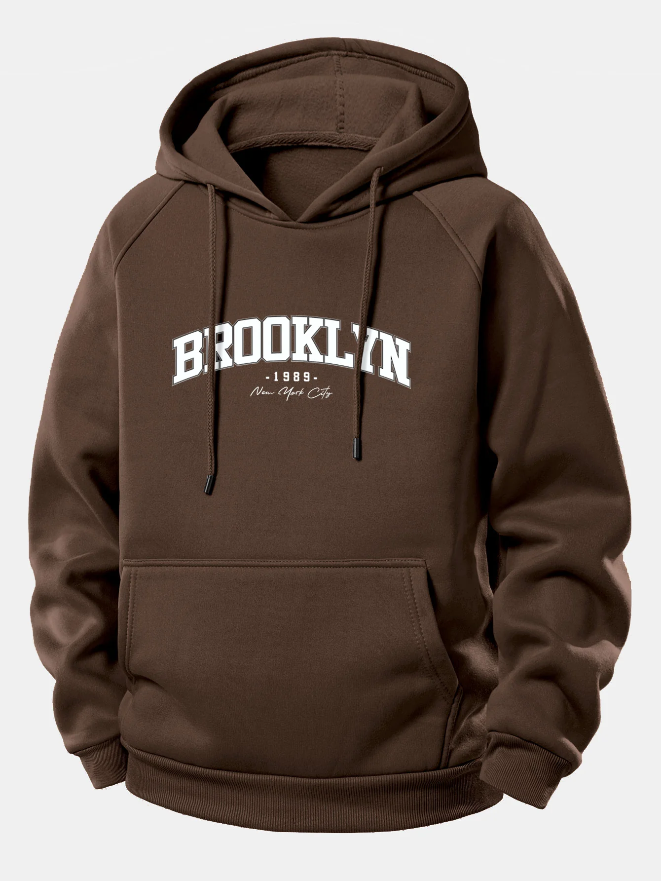 Brooklyn Print Kapuzenpullover mit Kordelzug - Image 3