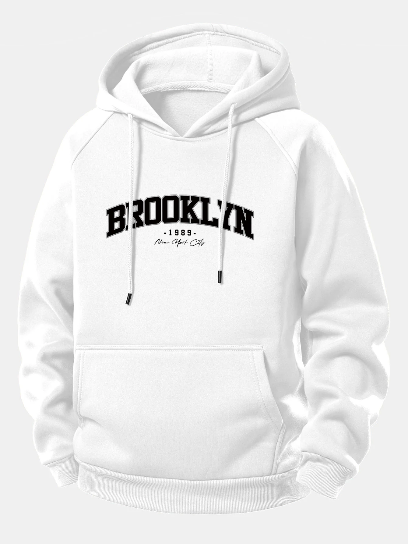 Brooklyn Print Kapuzenpullover mit Kordelzug - Image 4