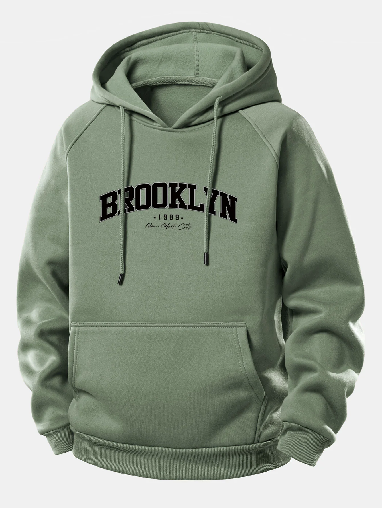 Brooklyn Print Kapuzenpullover mit Kordelzug - Image 7