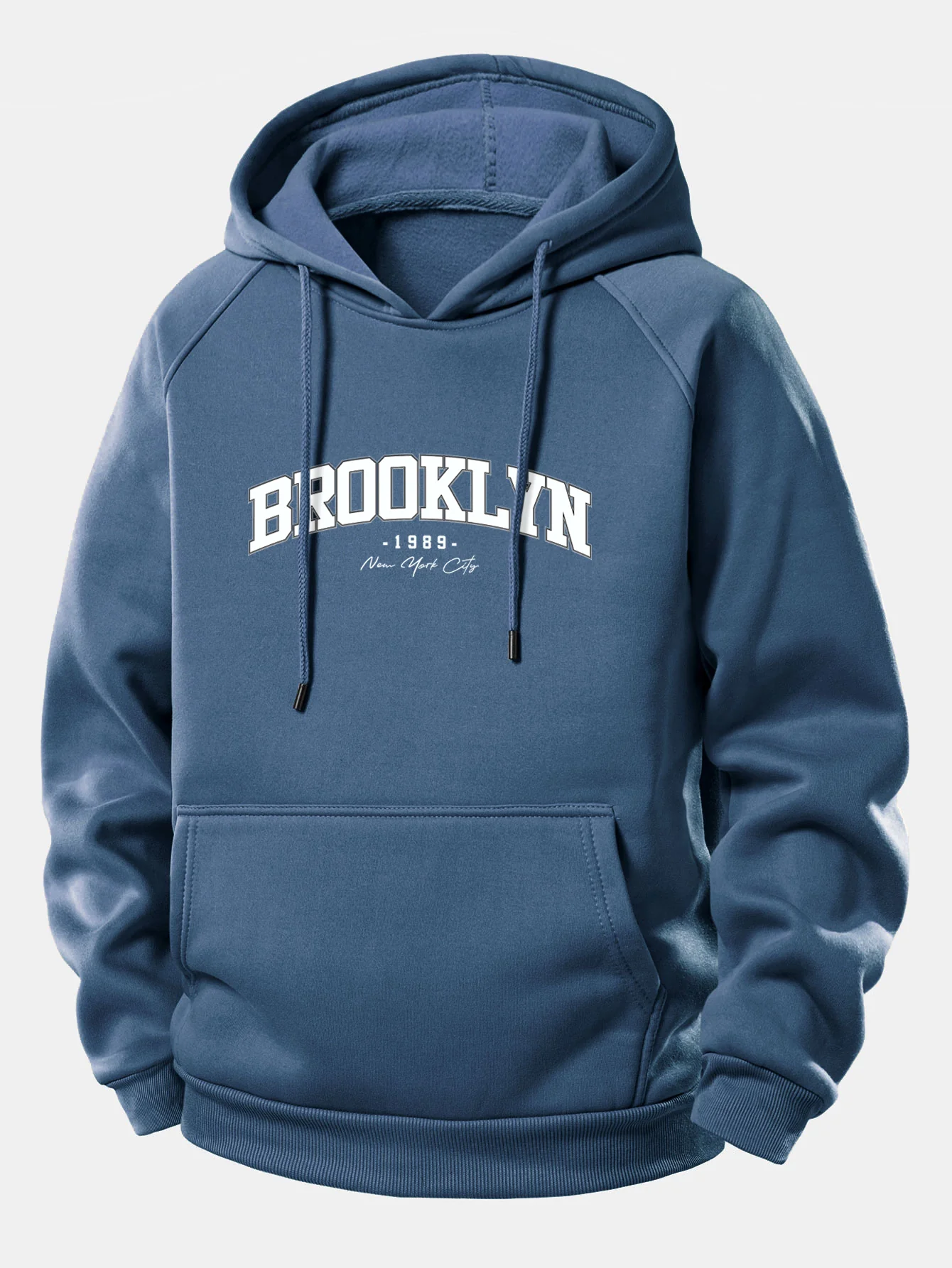 Brooklyn Print Kapuzenpullover mit Kordelzug - Image 9