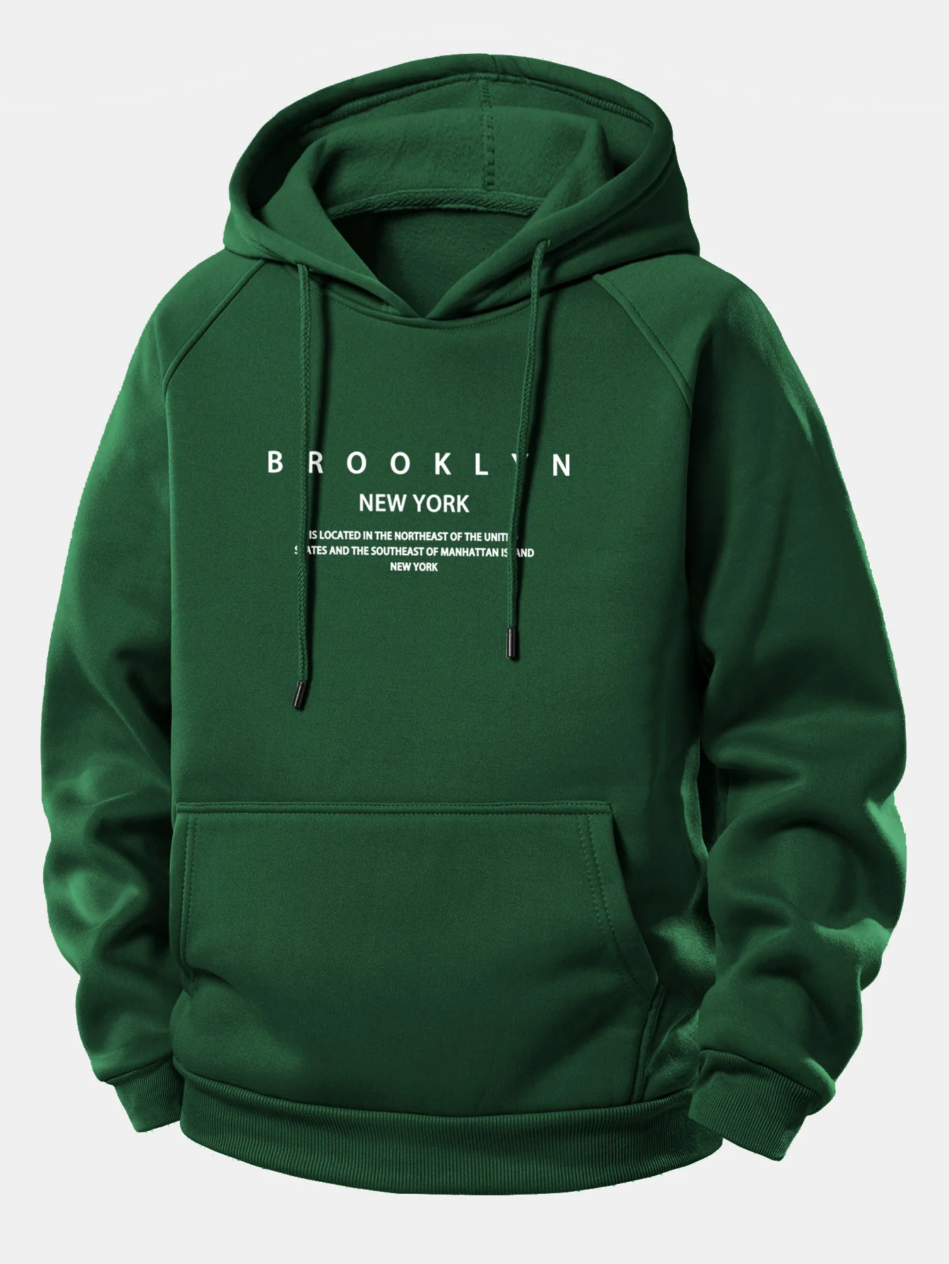 Brooklyn Print Kapuzenpullover mit Kordelzug - Image 11