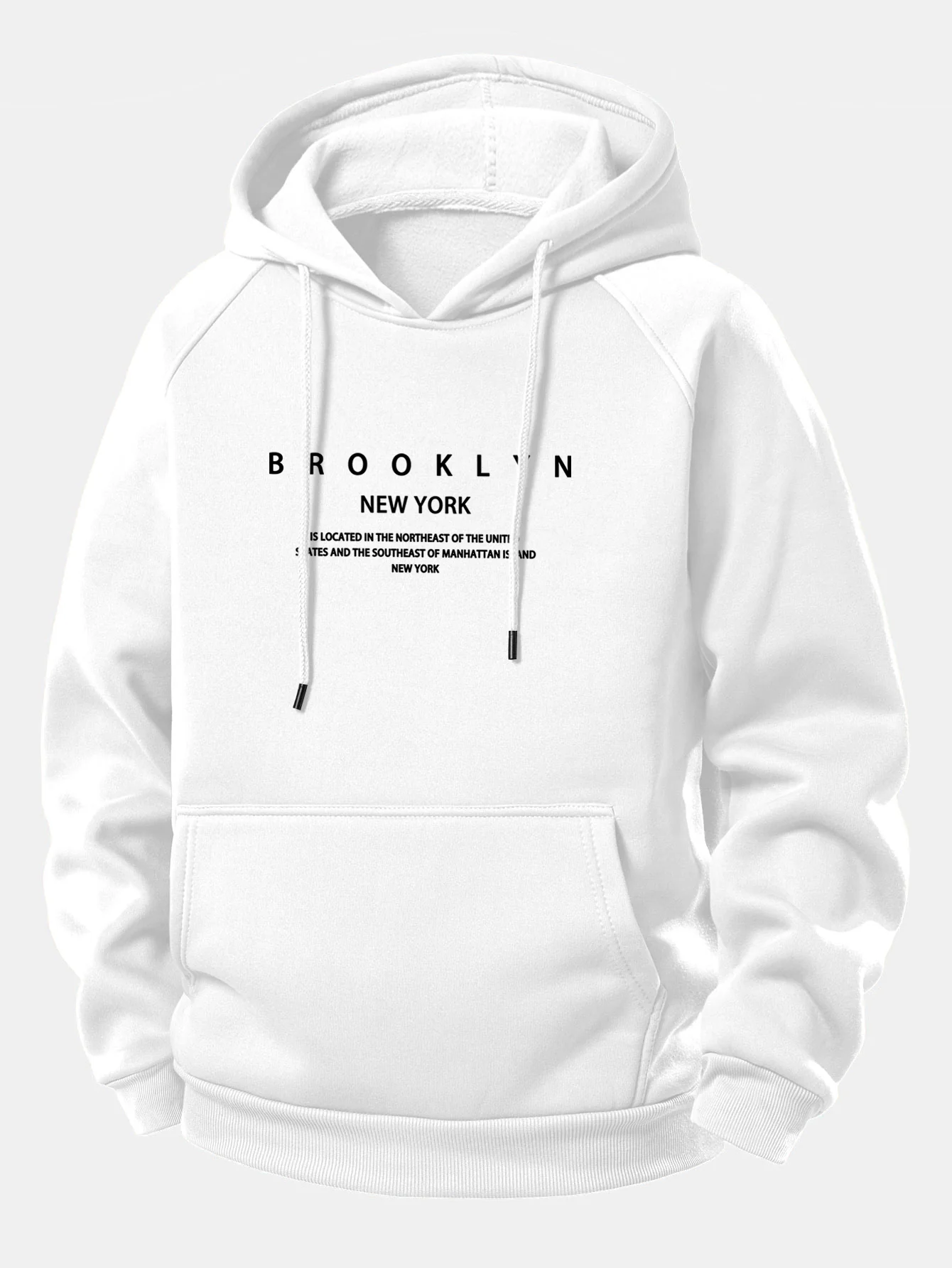 Brooklyn Print Kapuzenpullover mit Kordelzug - Image 4