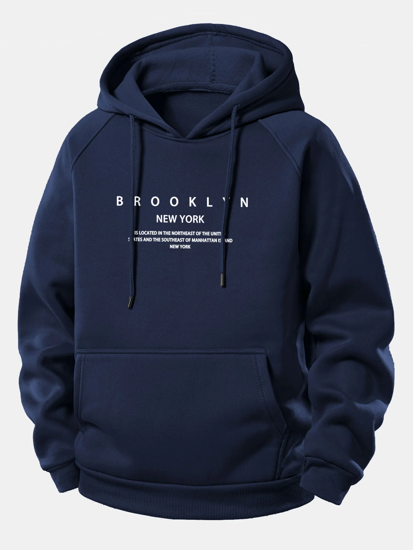 Brooklyn Print Kapuzenpullover mit Kordelzug - Image 6