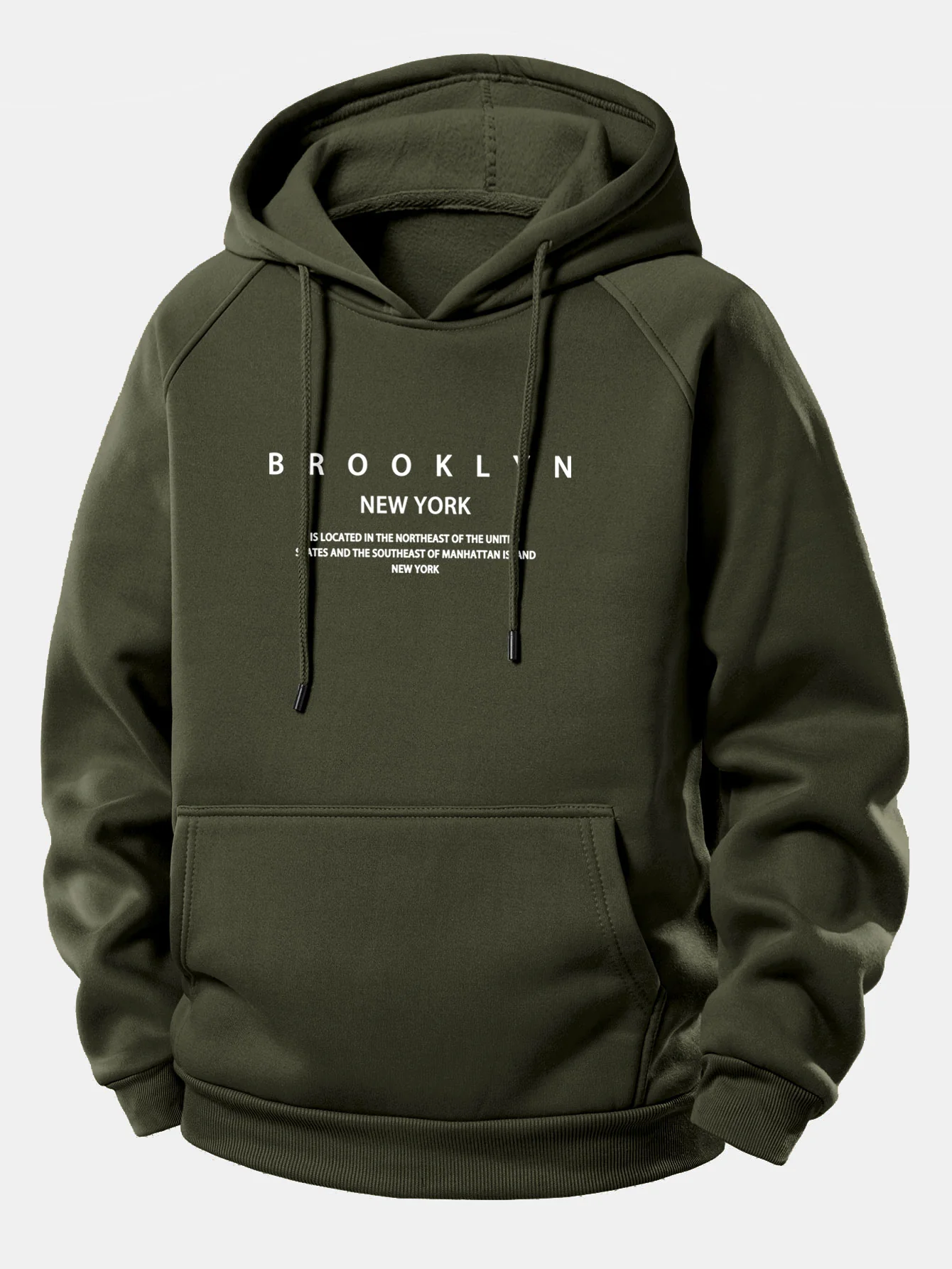 Brooklyn Print Kapuzenpullover mit Kordelzug - Image 7