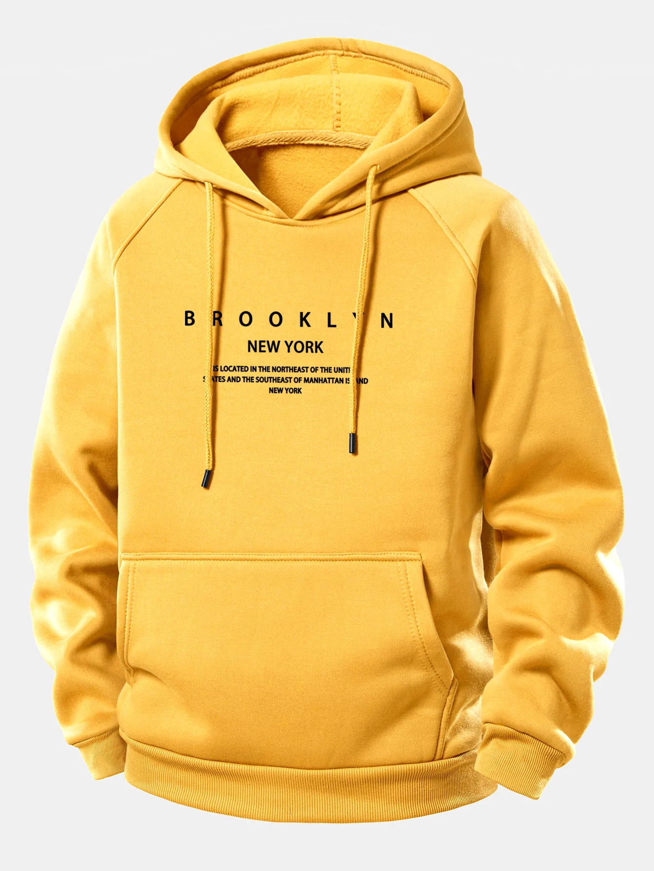 Brooklyn Print Kapuzenpullover mit Kordelzug - Image 9