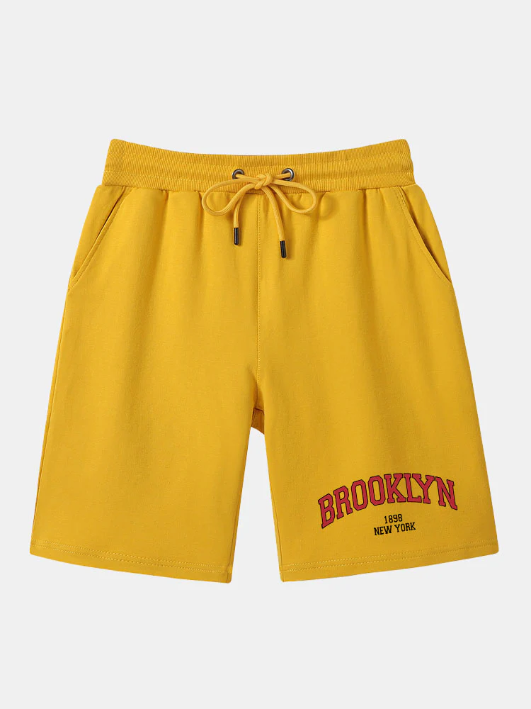 Brooklyn Print Mittellange Shorts - Image 4