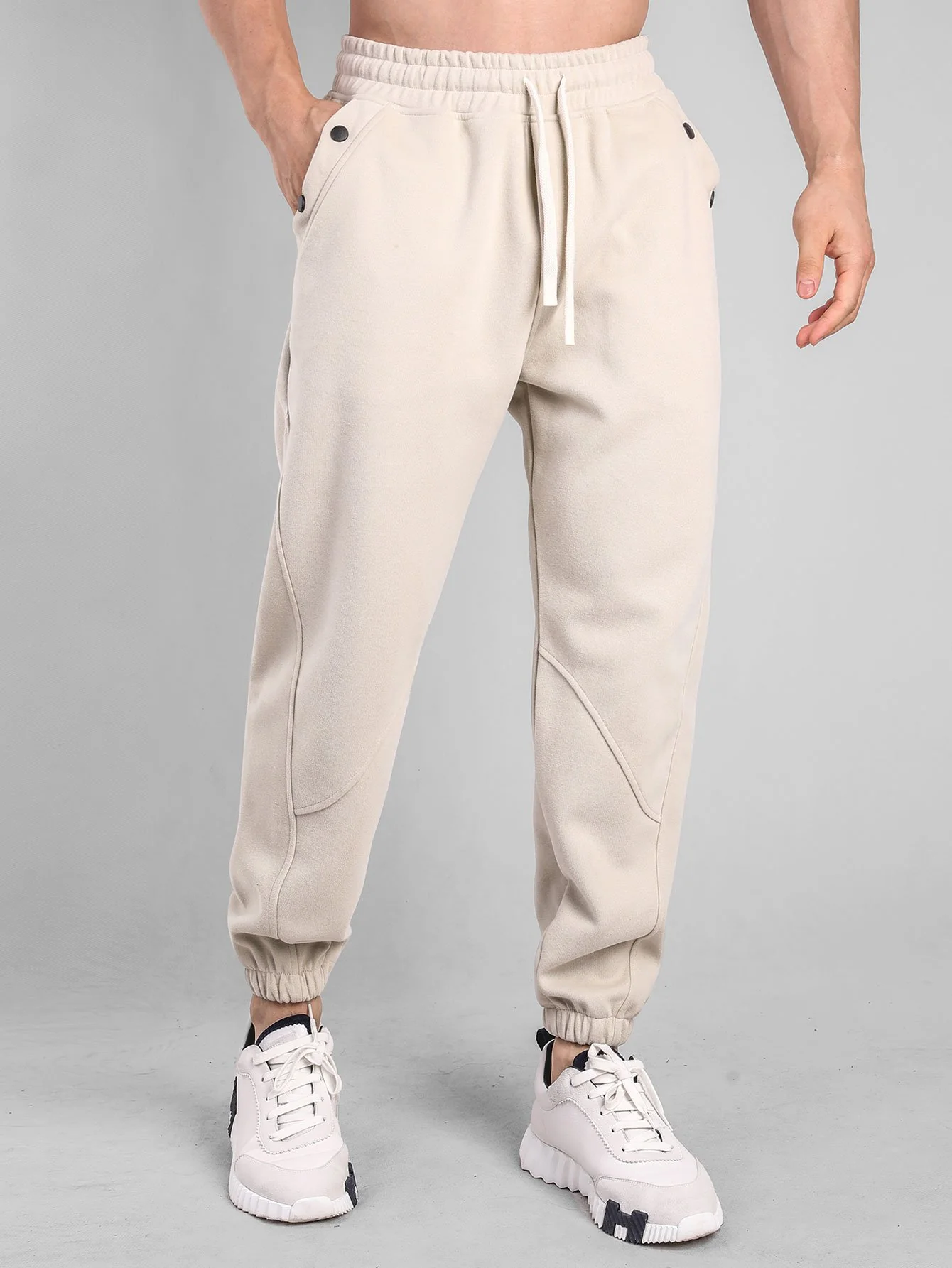 Button Pocket Jogger-Hosen - Image 6