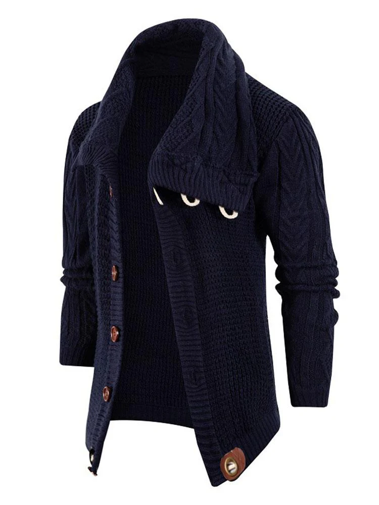Knopfverschluss Rollkragenpullover - Image 5