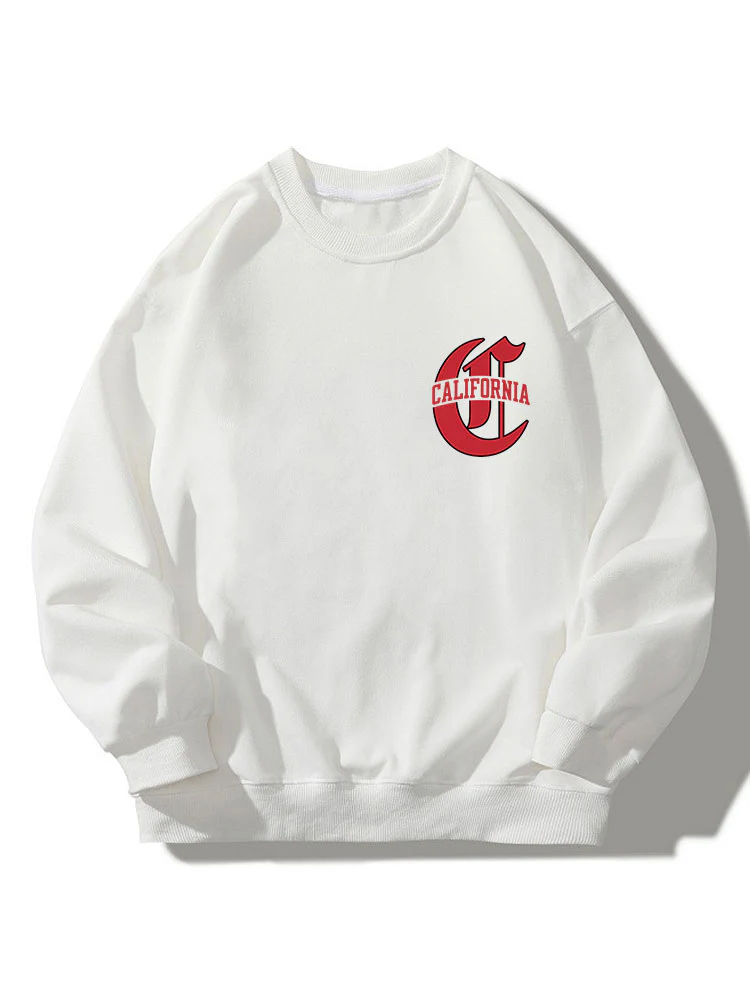 C California Print Relaxed Sweatshirt - Image 2